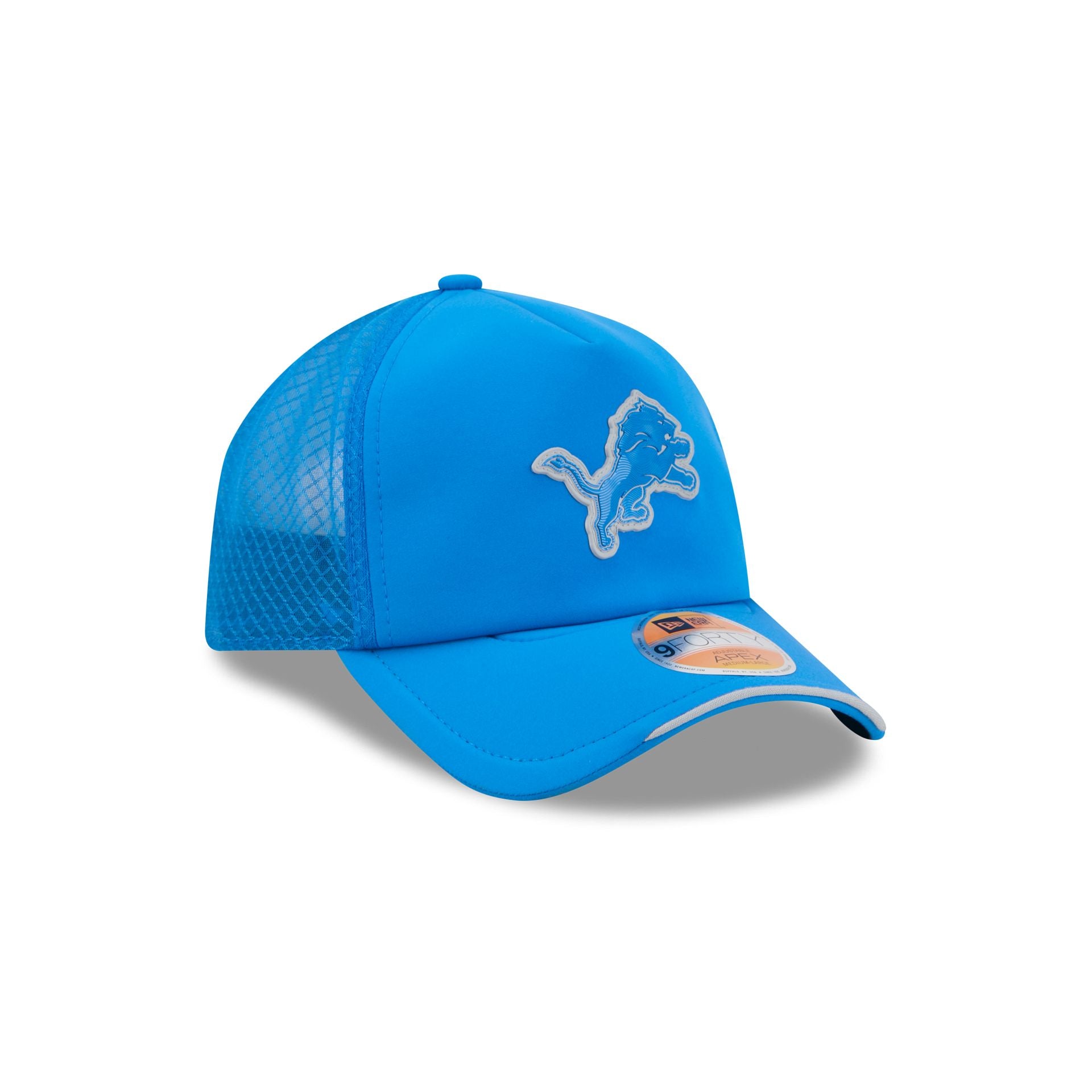 Detroit Lions 2026 Sideline 9FORTY APEX Trucker Hat