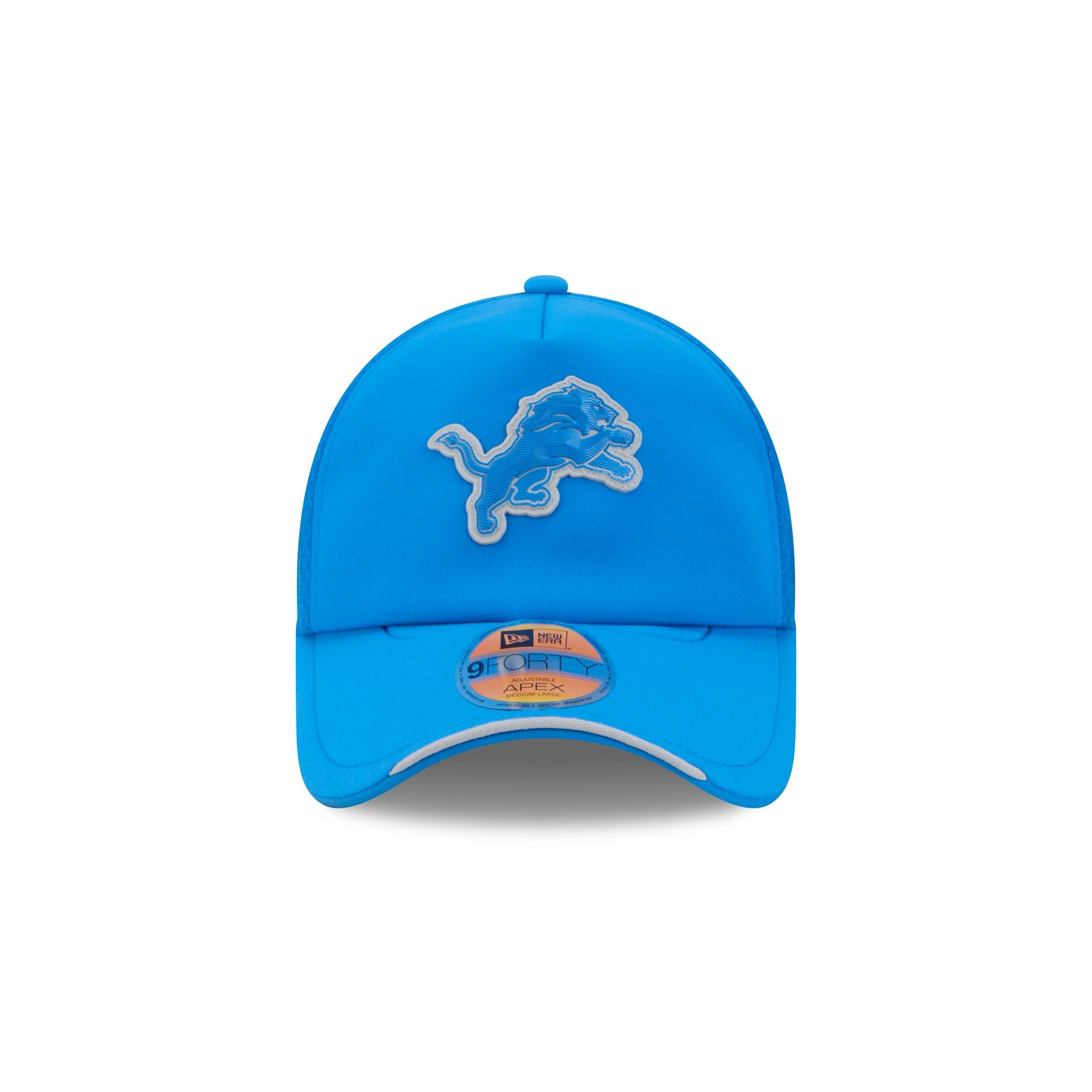 Detroit Lions 2026 Sideline 9FORTY APEX Trucker Hat