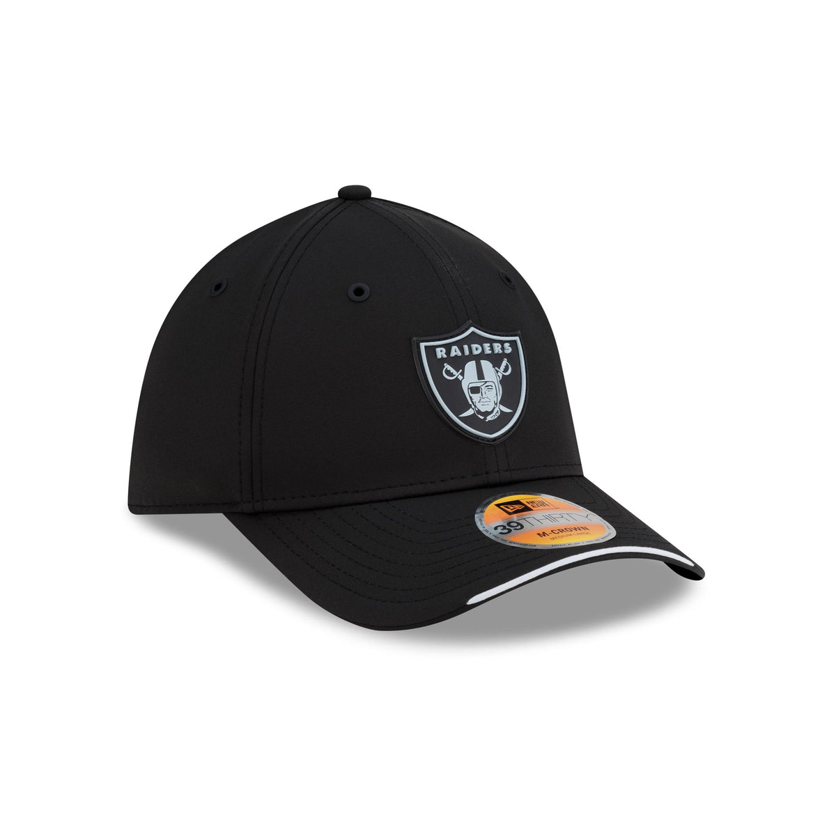 Las Vegas Raiders 2026 Sideline 39THIRTY M-Crown Stretch Fit Hat