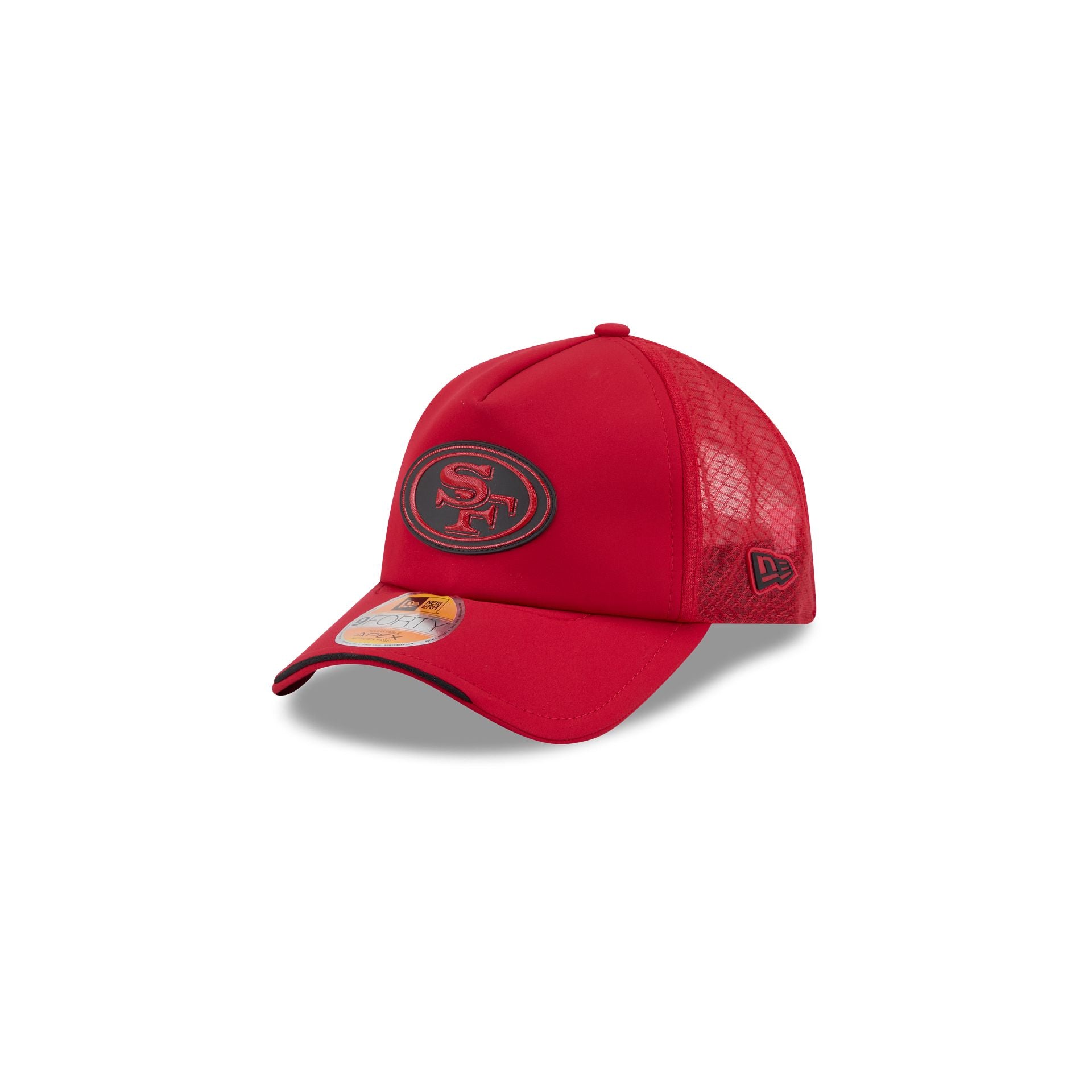 San Francisco 49ers 2026 Sideline Kids 9FORTY APEX Trucker Hat
