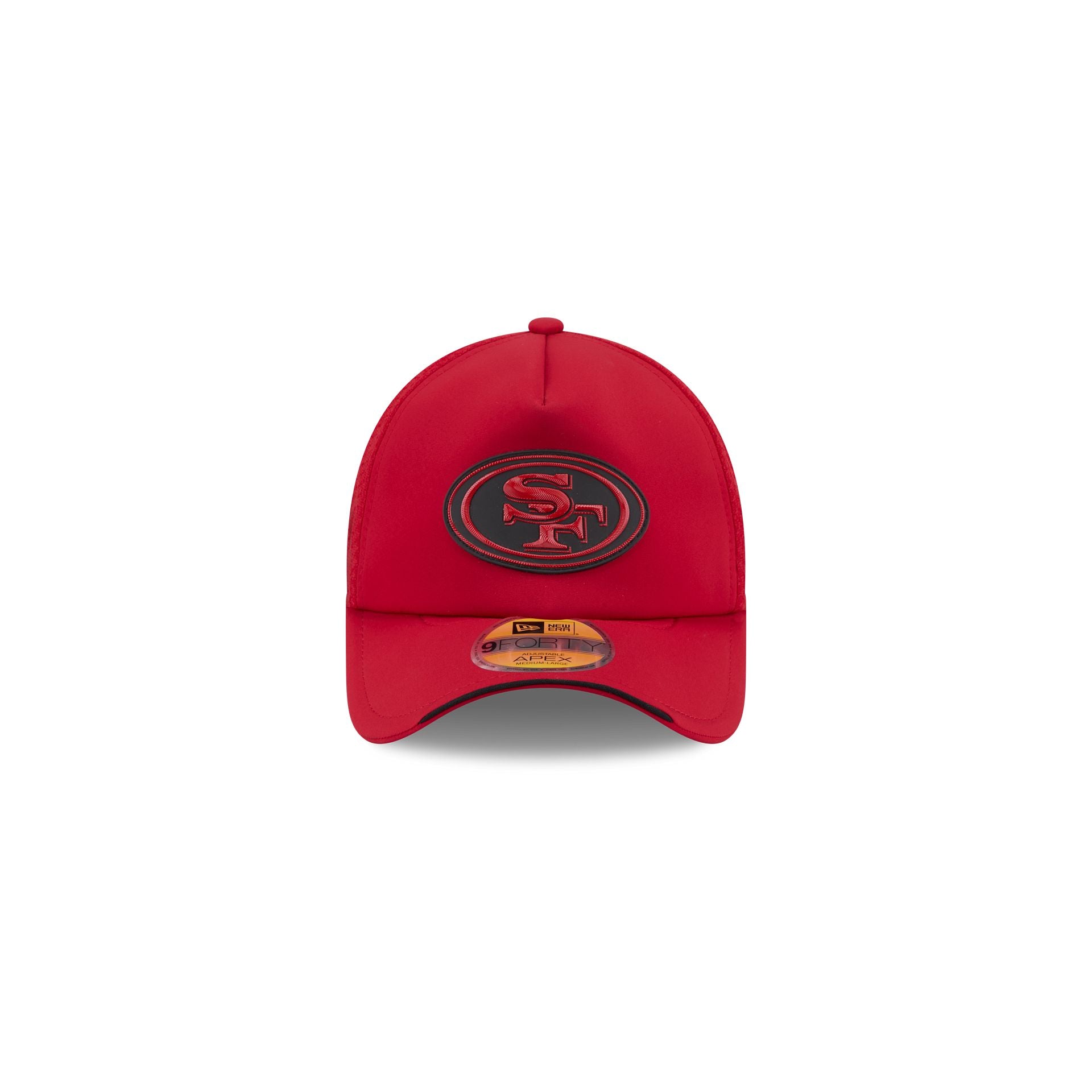 San Francisco 49ers 2026 Sideline Kids 9FORTY APEX Trucker Hat