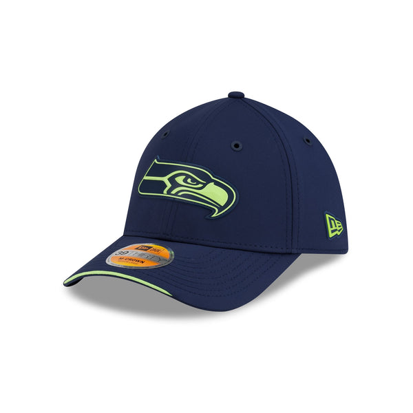 新品　未使用　BRIEFING MS WR STRETCH WIDE HAT Seattle Seahawks 2026 Sideline 39THIRTY M-Crown Stretch Fit Hat