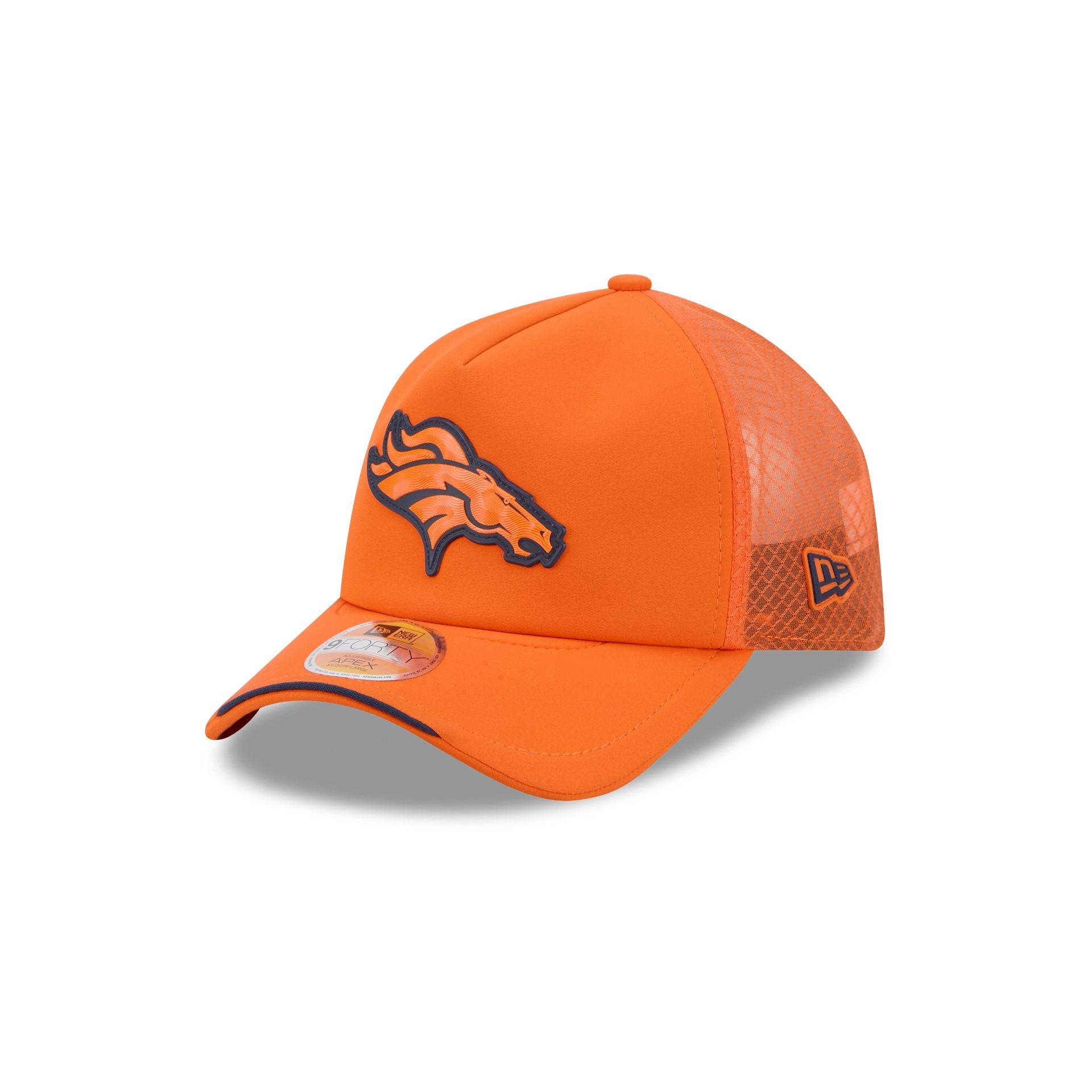 Denver Broncos 2026 Sideline 9FORTY APEX Trucker Hat