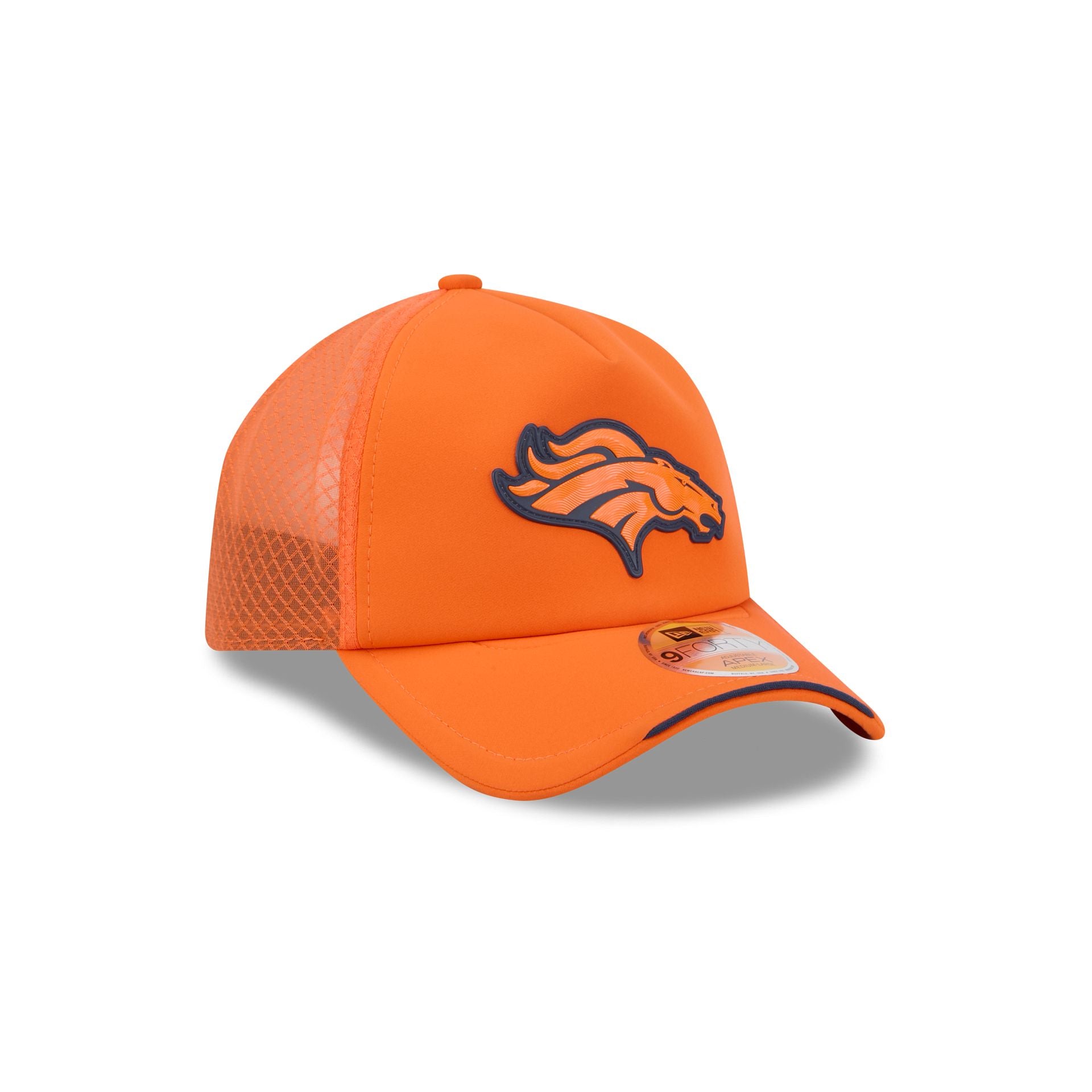 Denver Broncos 2026 Sideline 9FORTY APEX Trucker Hat
