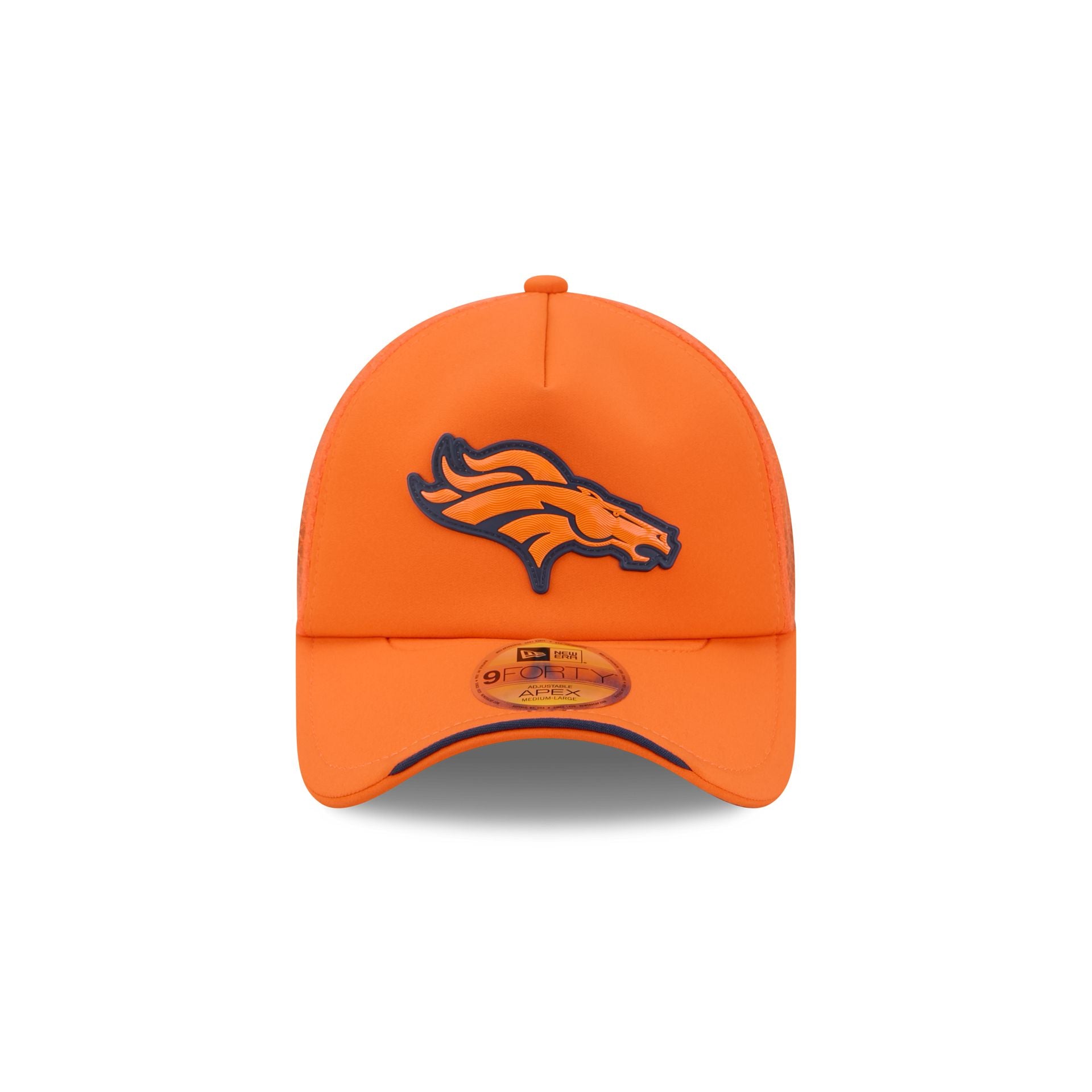 Denver Broncos 2026 Sideline 9FORTY APEX Trucker Hat