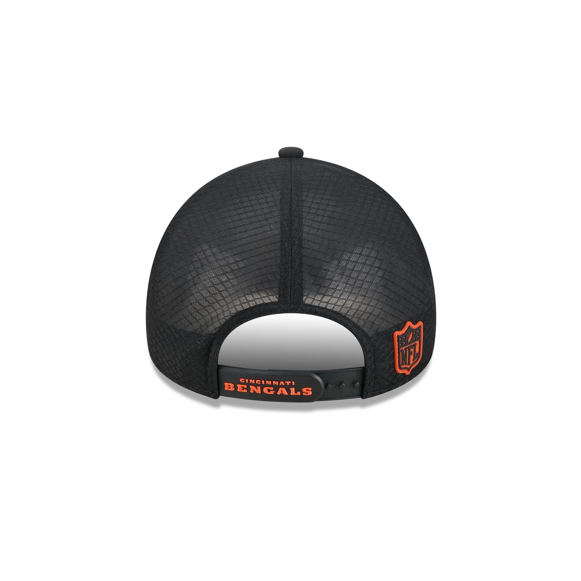 Cincinnati Bengals 2026 Sideline 9FORTY APEX Trucker Hat