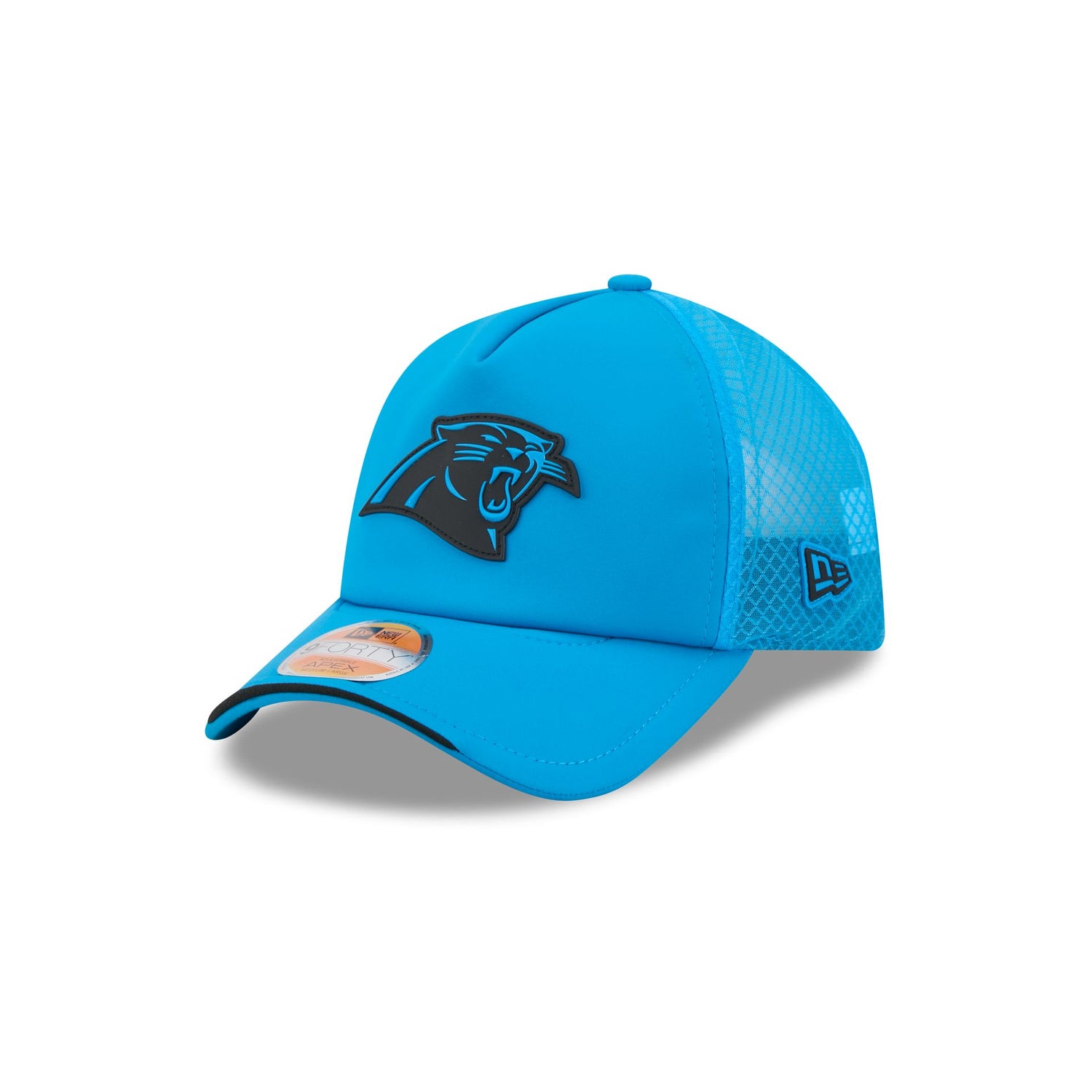 Carolina Panthers 2026 Sideline 9FORTY APEX Trucker Hat