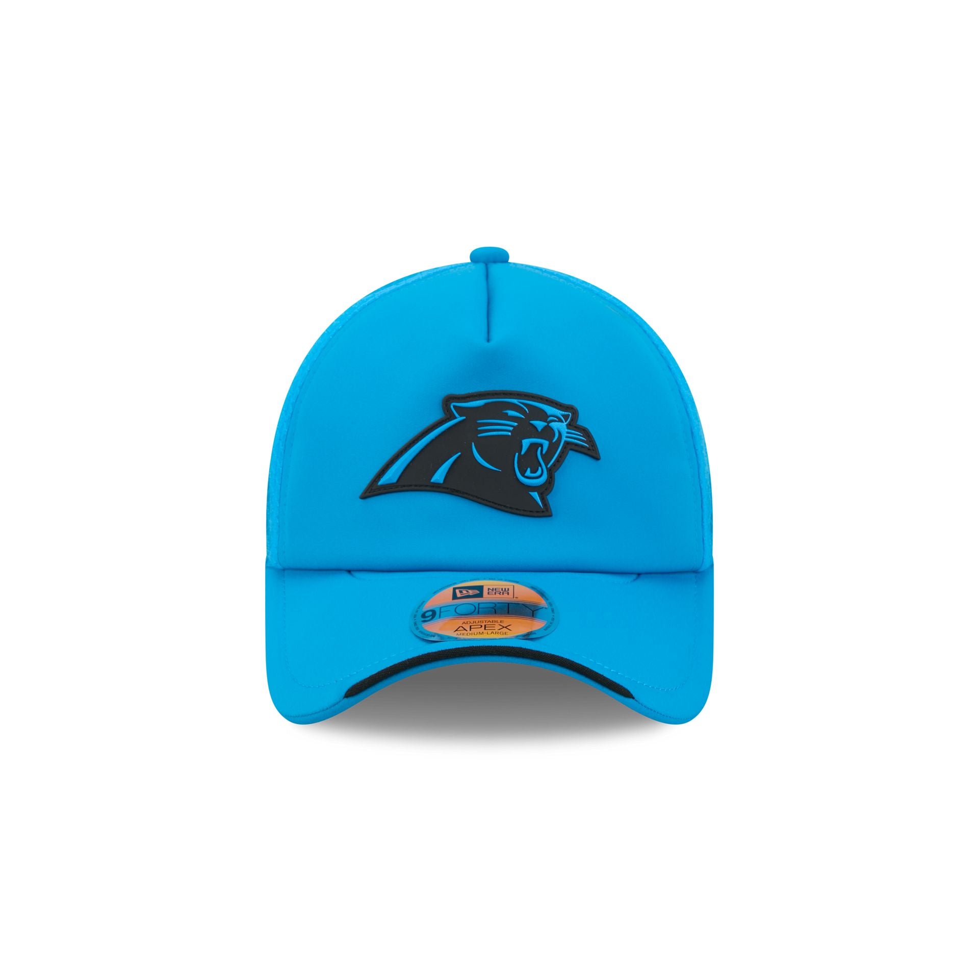 Carolina Panthers 2026 Sideline 9FORTY APEX Trucker Hat