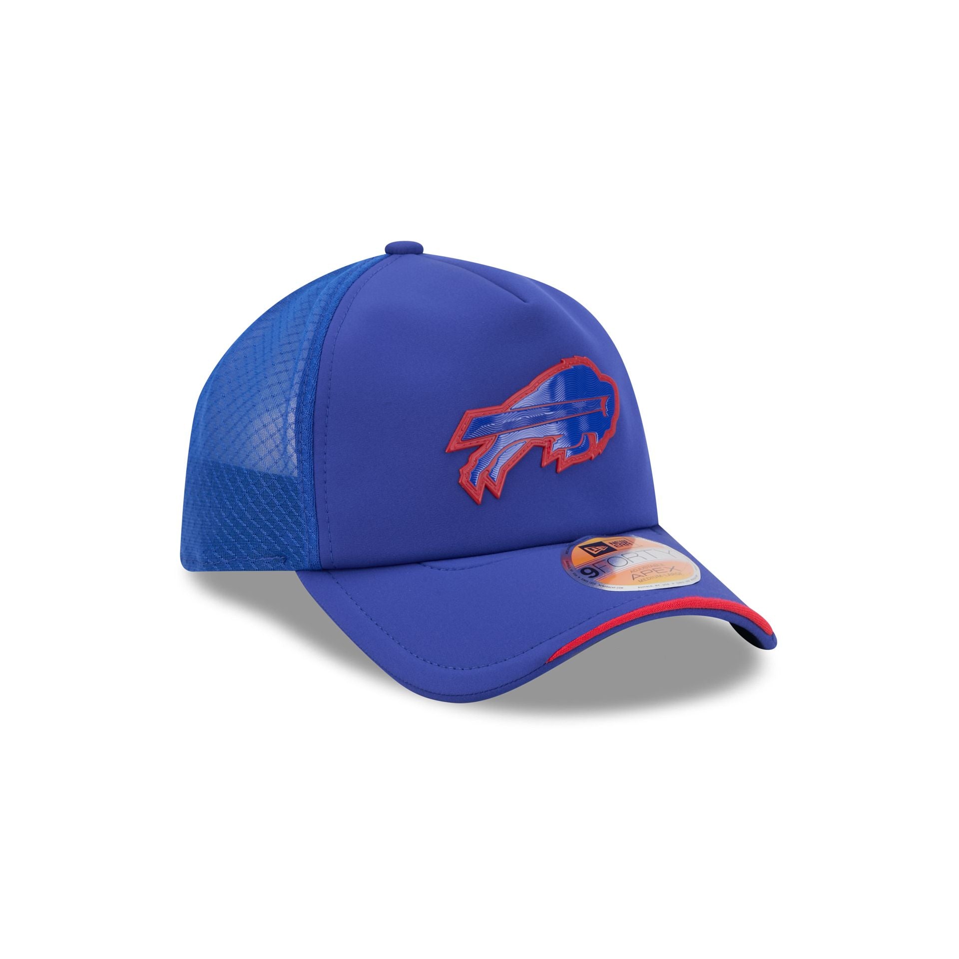 Buffalo Bills 2026 Sideline 9FORTY APEX Trucker Hat