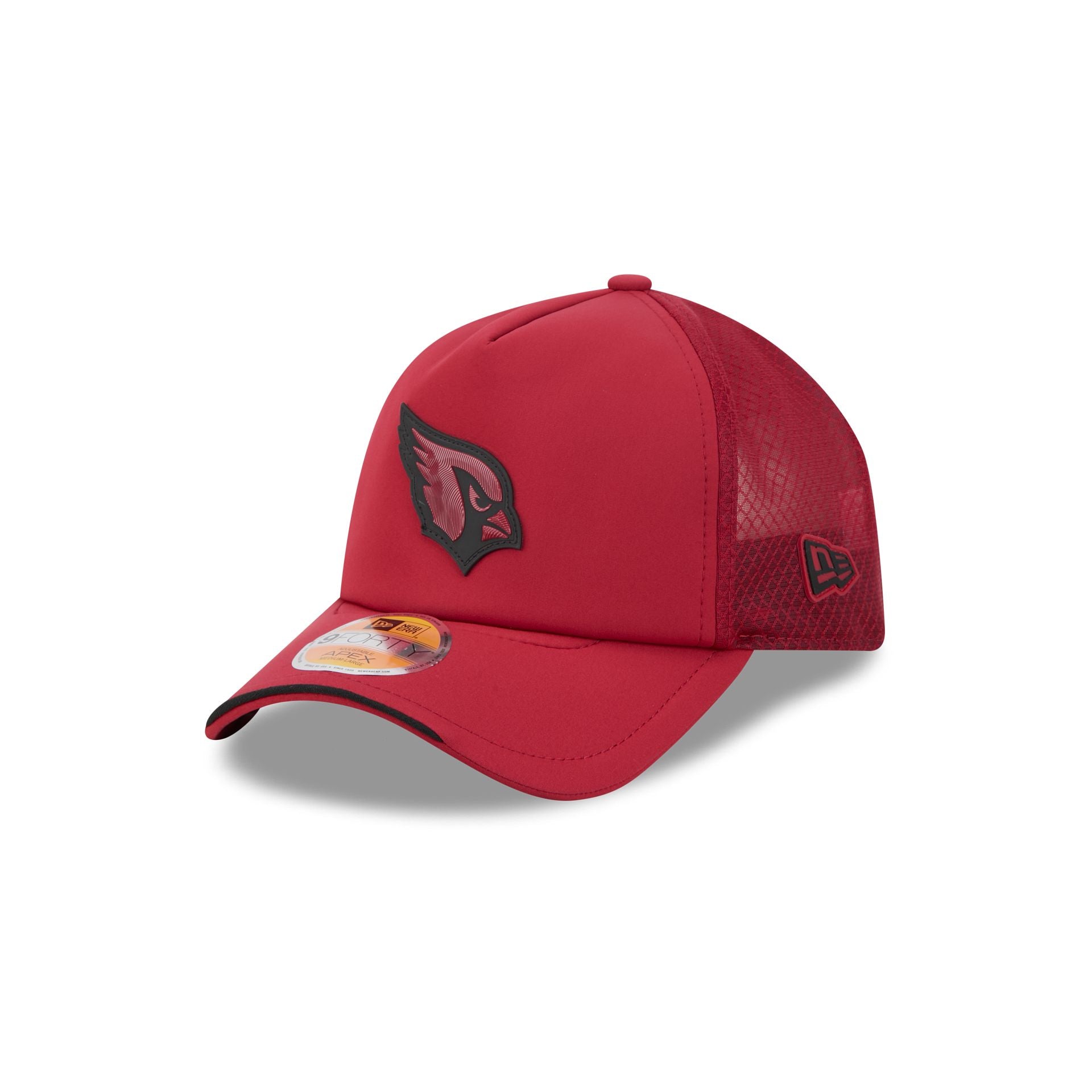 Arizona Cardinals 2026 Sideline 9FORTY APEX Trucker Hat