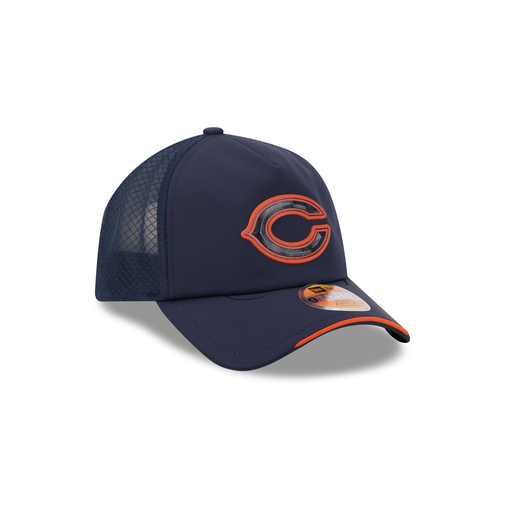 Chicago Bears 2026 Sideline 9FORTY APEX Trucker Hat