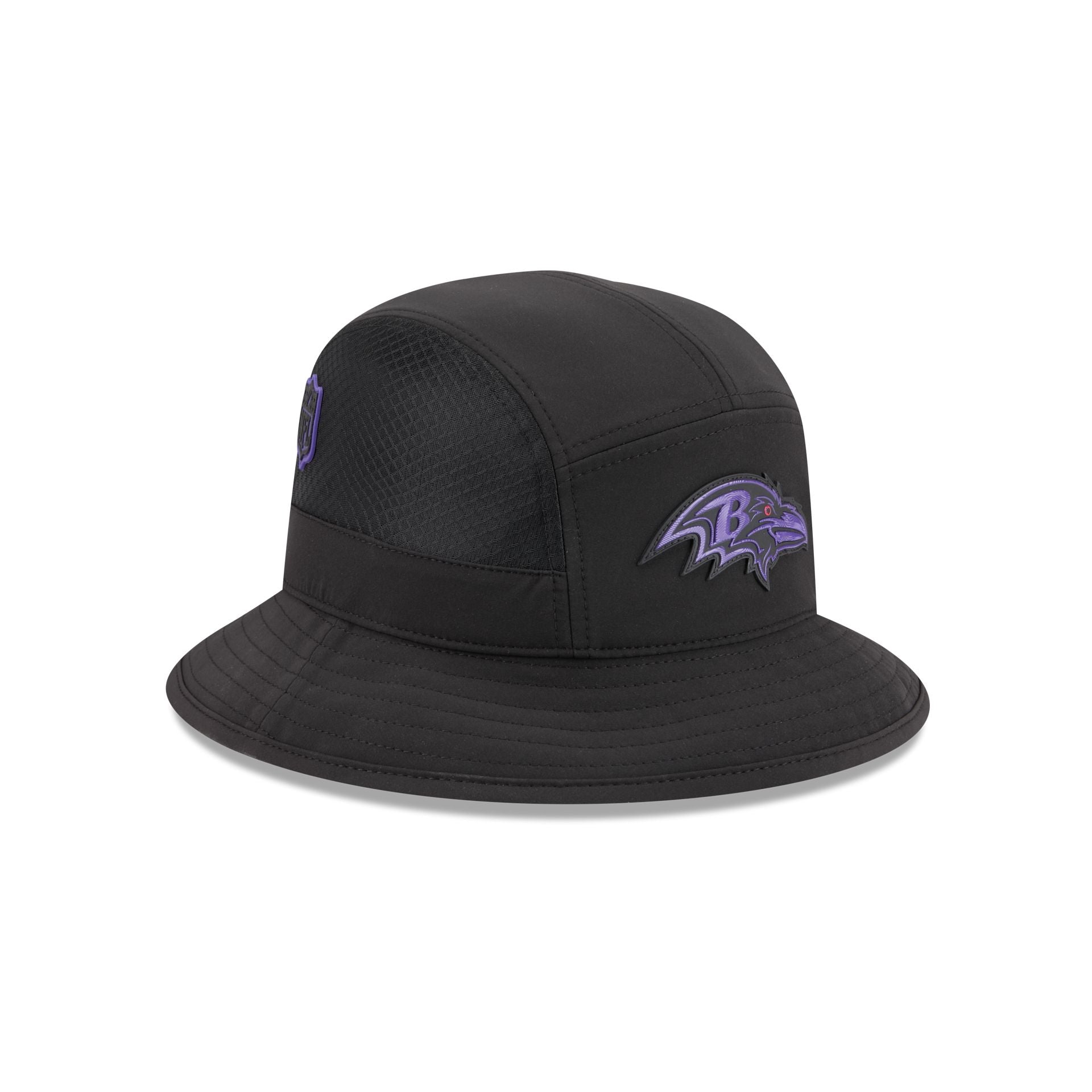 Baltimore Ravens 2026 Sideline Stretch Bucket Hat – New Era Cap