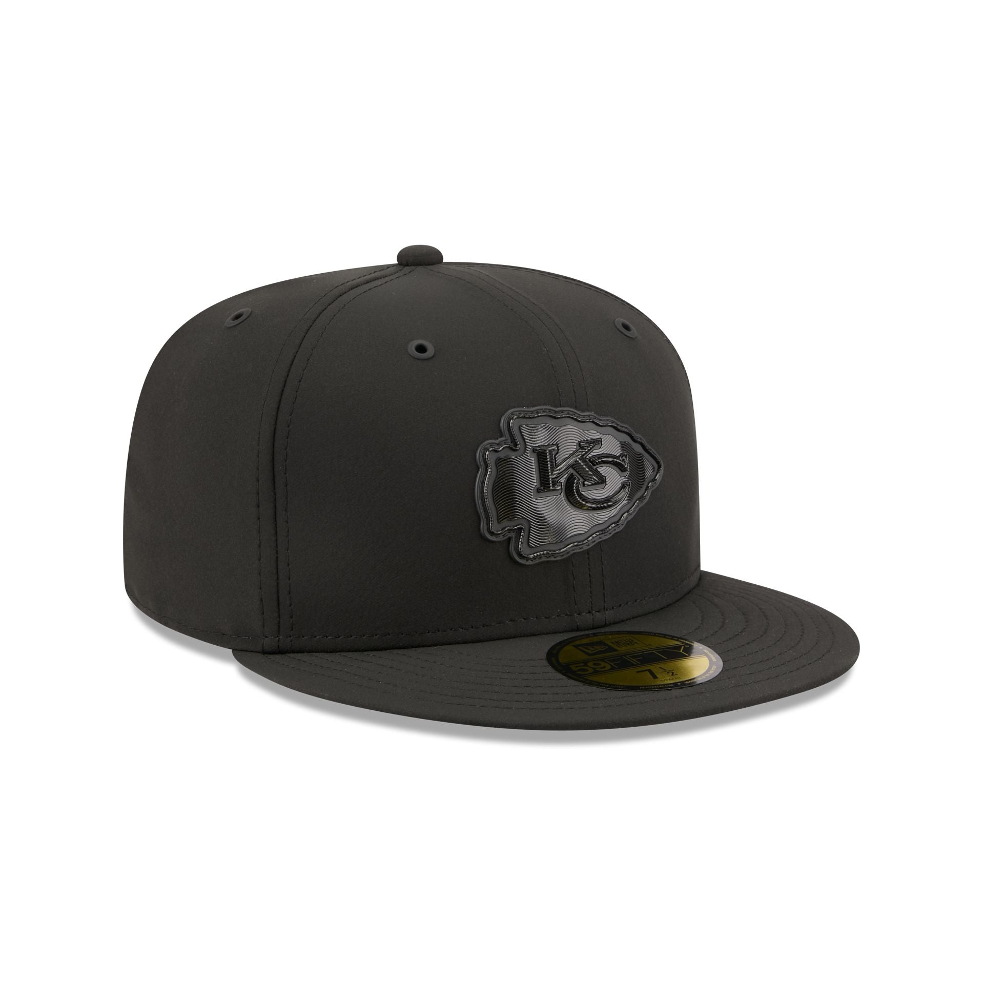 Kansas City Chiefs 2026 Sideline Black 59FIFTY Fitted Hat