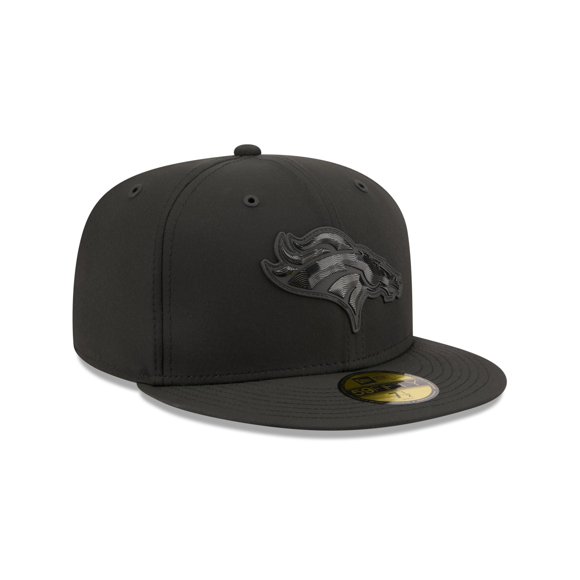 Denver Broncos 2026 Sideline Black 59FIFTY Fitted Hat