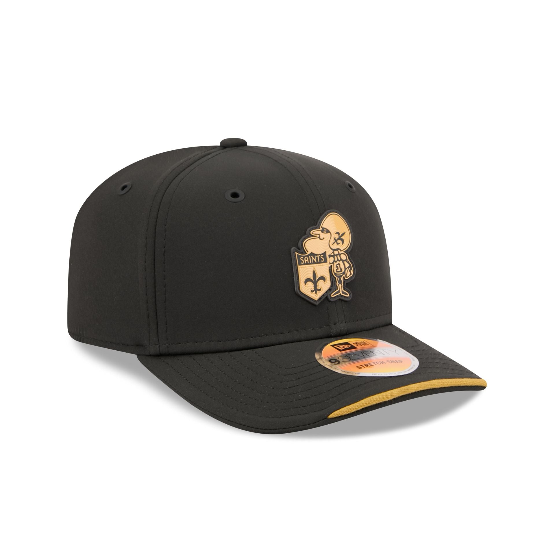 New Orleans Saints 2026 Sideline Historic 9SEVENTY Stretch-Snap Hat