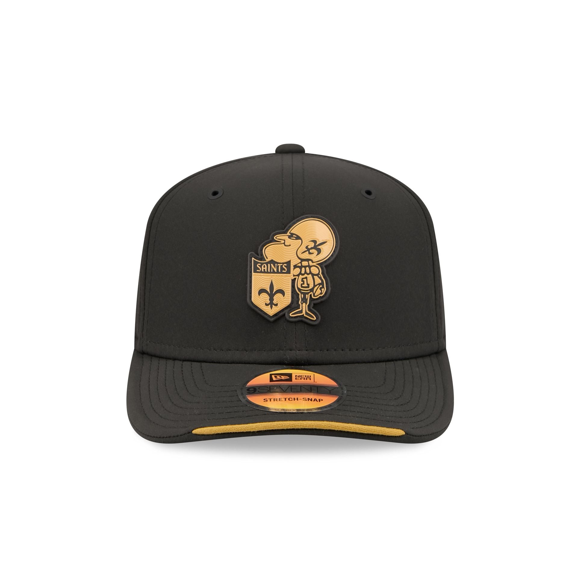 New Orleans Saints 2026 Sideline Historic 9SEVENTY Stretch-Snap Hat