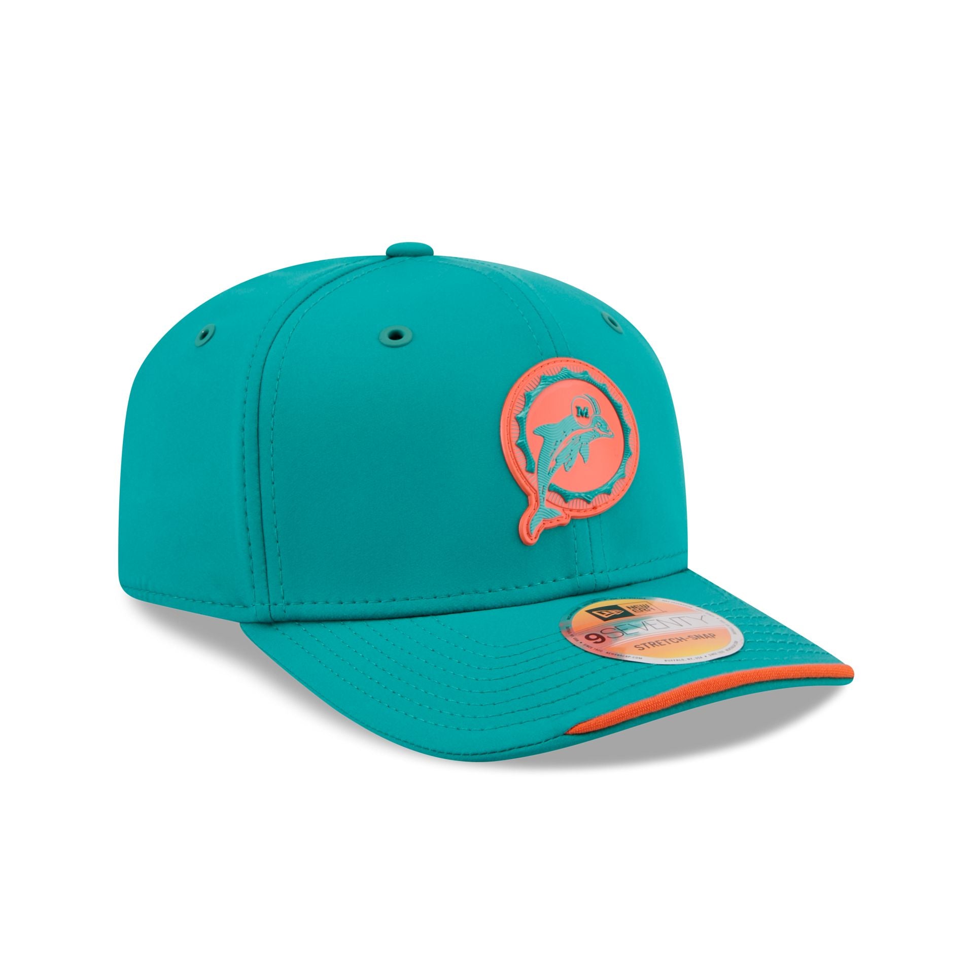 Miami Dolphins 2026 Sideline Historic 9SEVENTY Stretch-Snap Hat