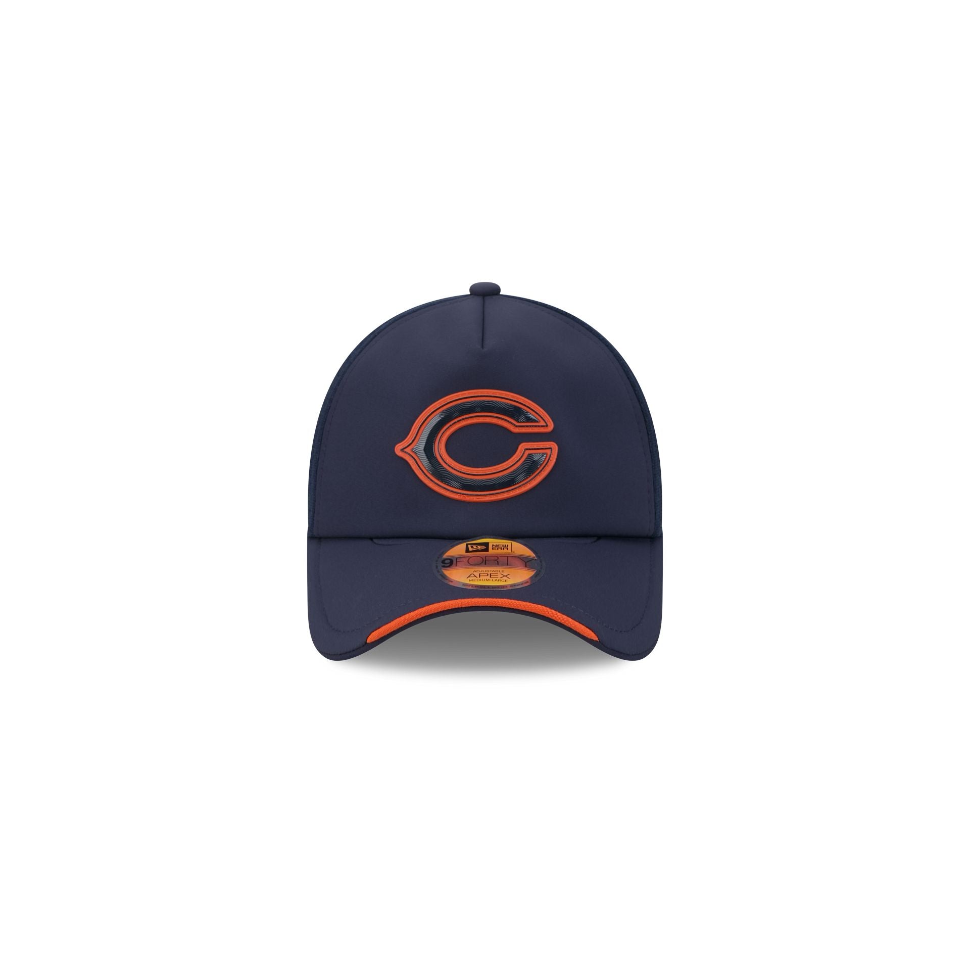 Chicago Bears 2026 Sideline Kids 9FORTY APEX Trucker Hat