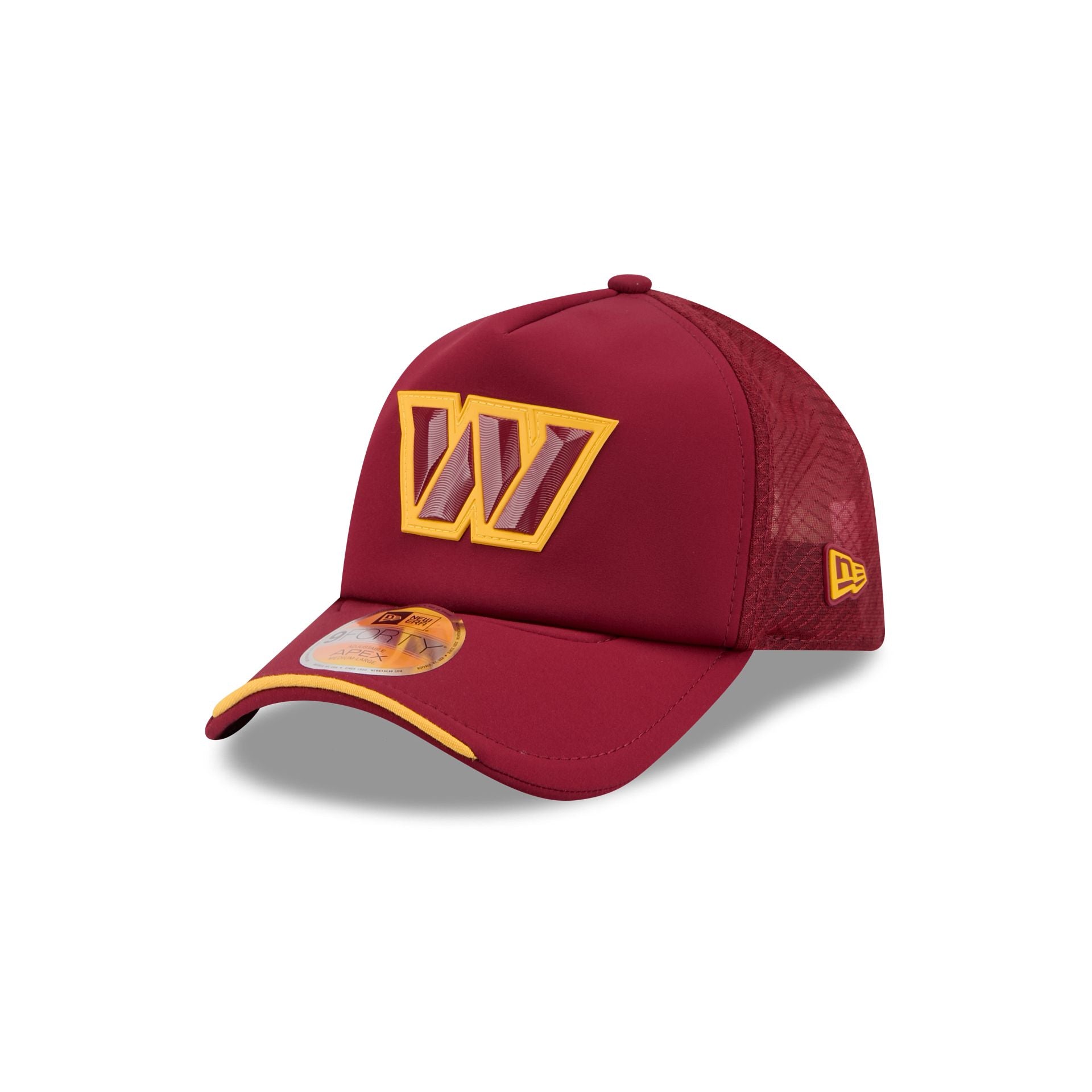 Washington Commanders 2026 Sideline 9FORTY APEX Trucker Hat
