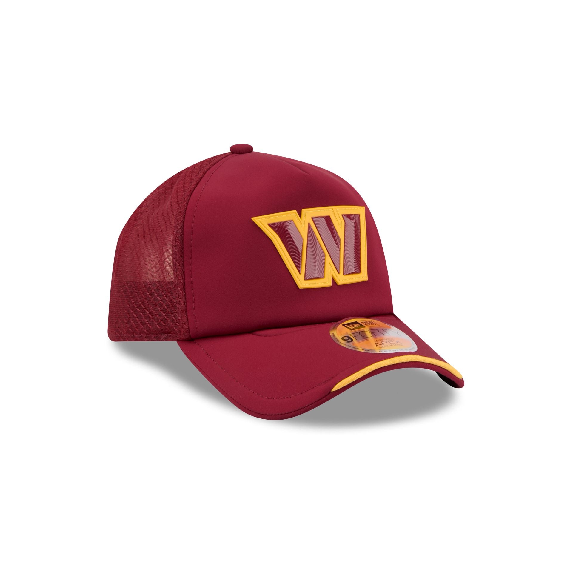 Washington Commanders 2026 Sideline 9FORTY APEX Trucker Hat