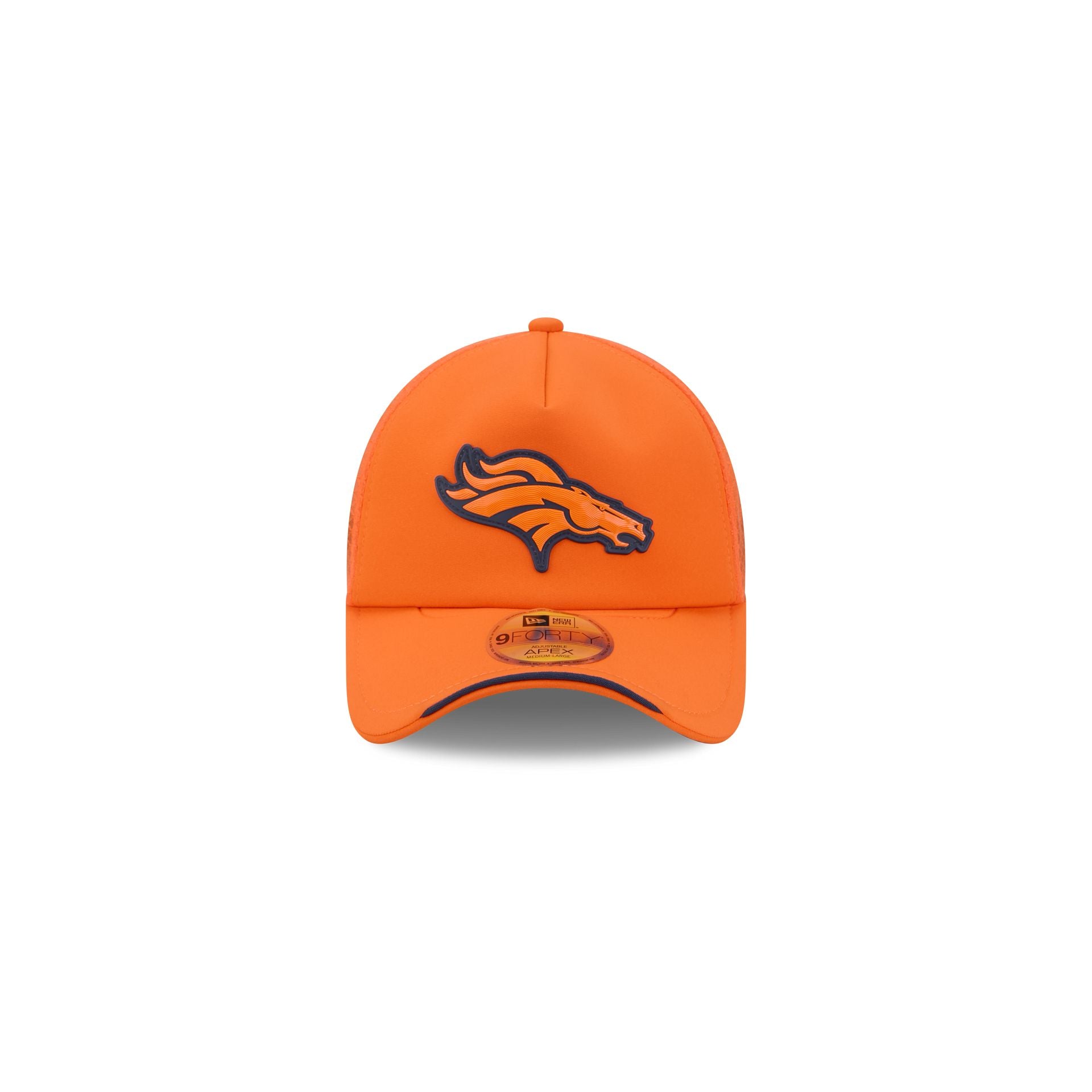 Denver Broncos 2026 Sideline Kids 9FORTY APEX Trucker Hat