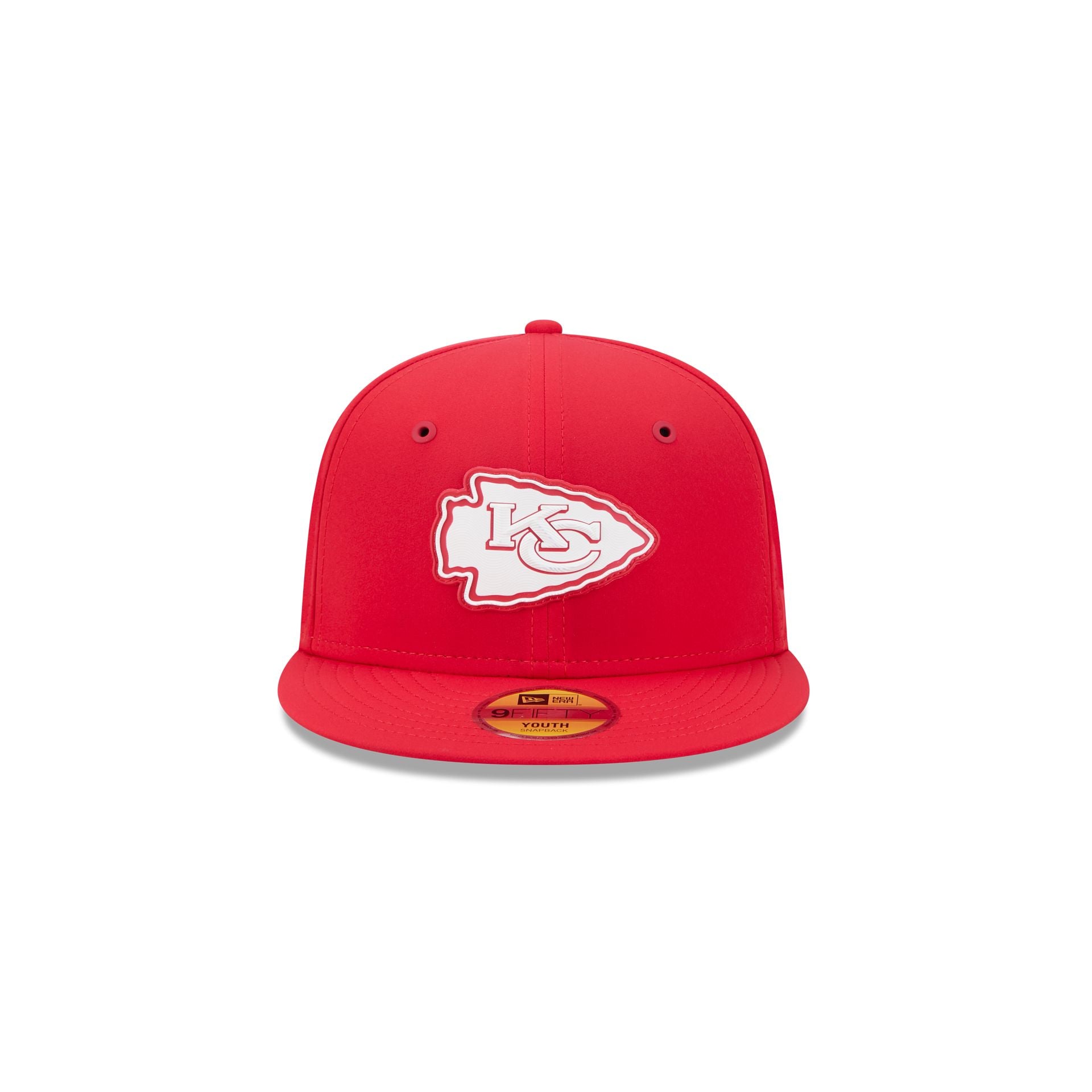 Kansas City Chiefs 2026 Sideline Kids 9FIFTY Snapback Hat