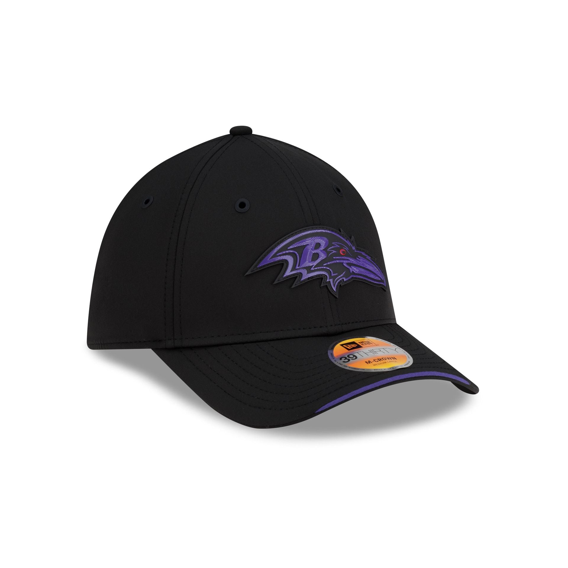 Baltimore Ravens 2026 Sideline 39THIRTY M-Crown Stretch Fit Hat