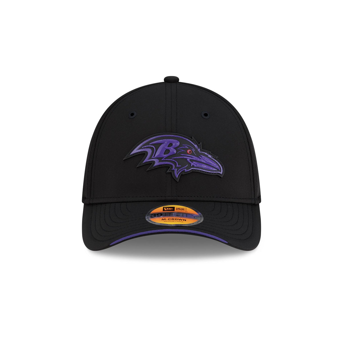 Baltimore Ravens 2026 Sideline 39THIRTY M-Crown Stretch Fit Hat