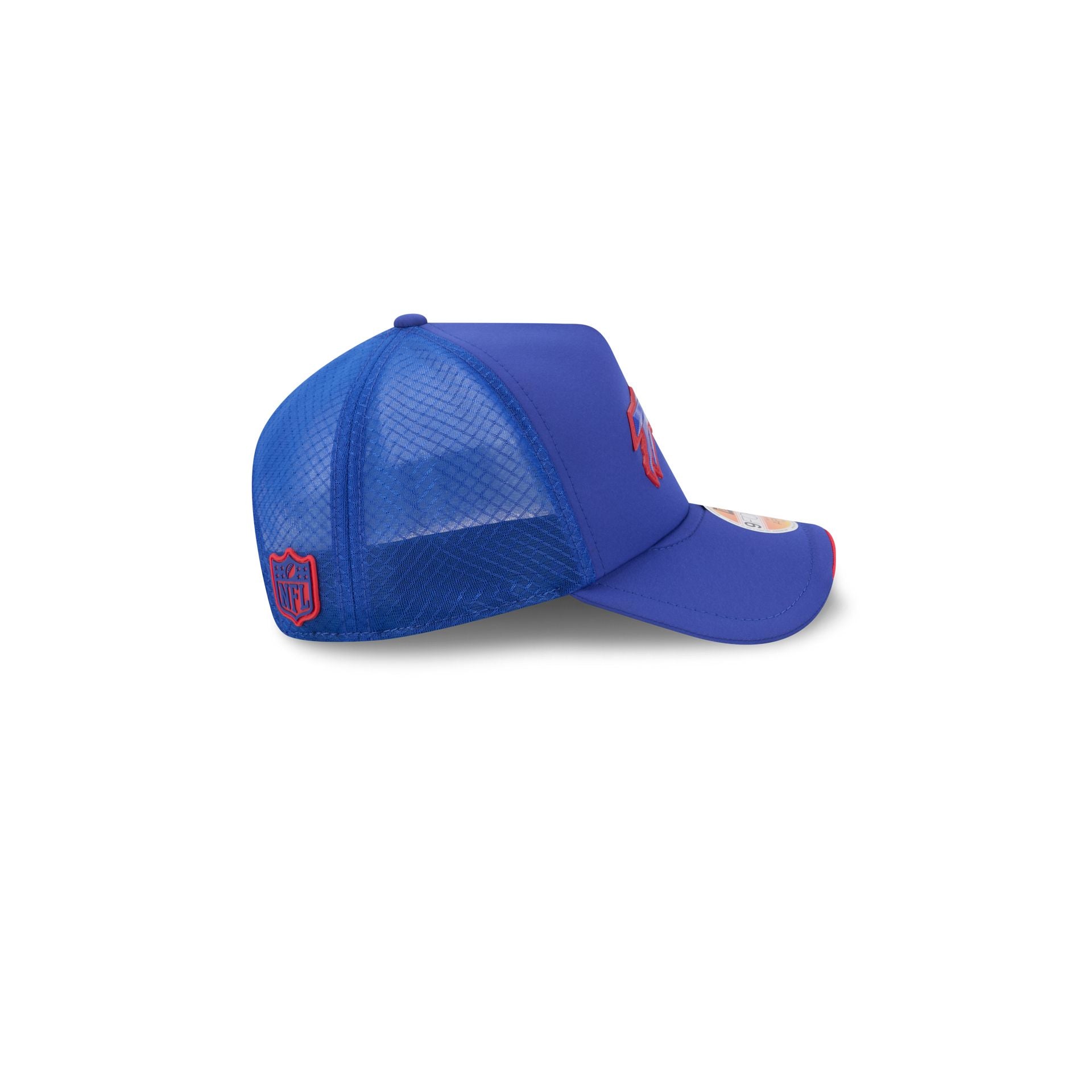Buffalo Bills 2026 Sideline Kids 9FORTY APEX Trucker Hat