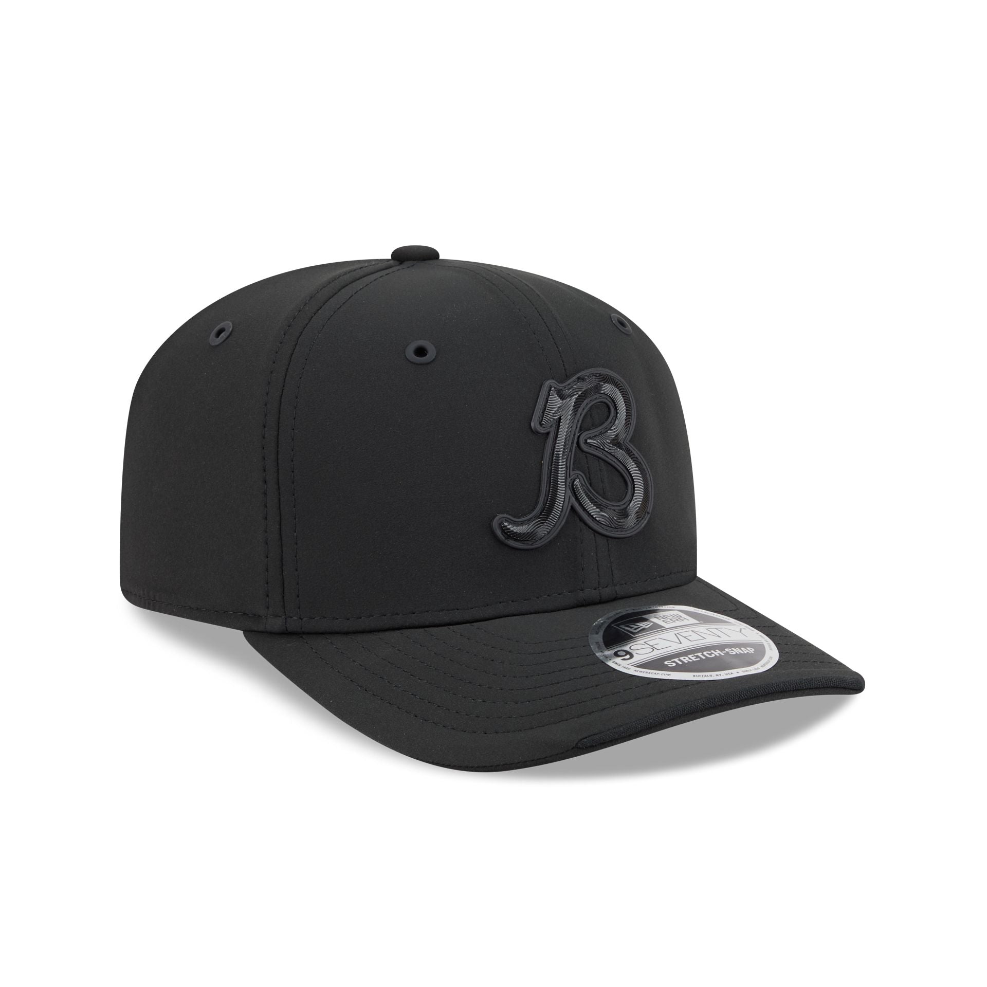 Chicago Bears 2026 Sideline Black 9SEVENTY Stretch-Snap Hat