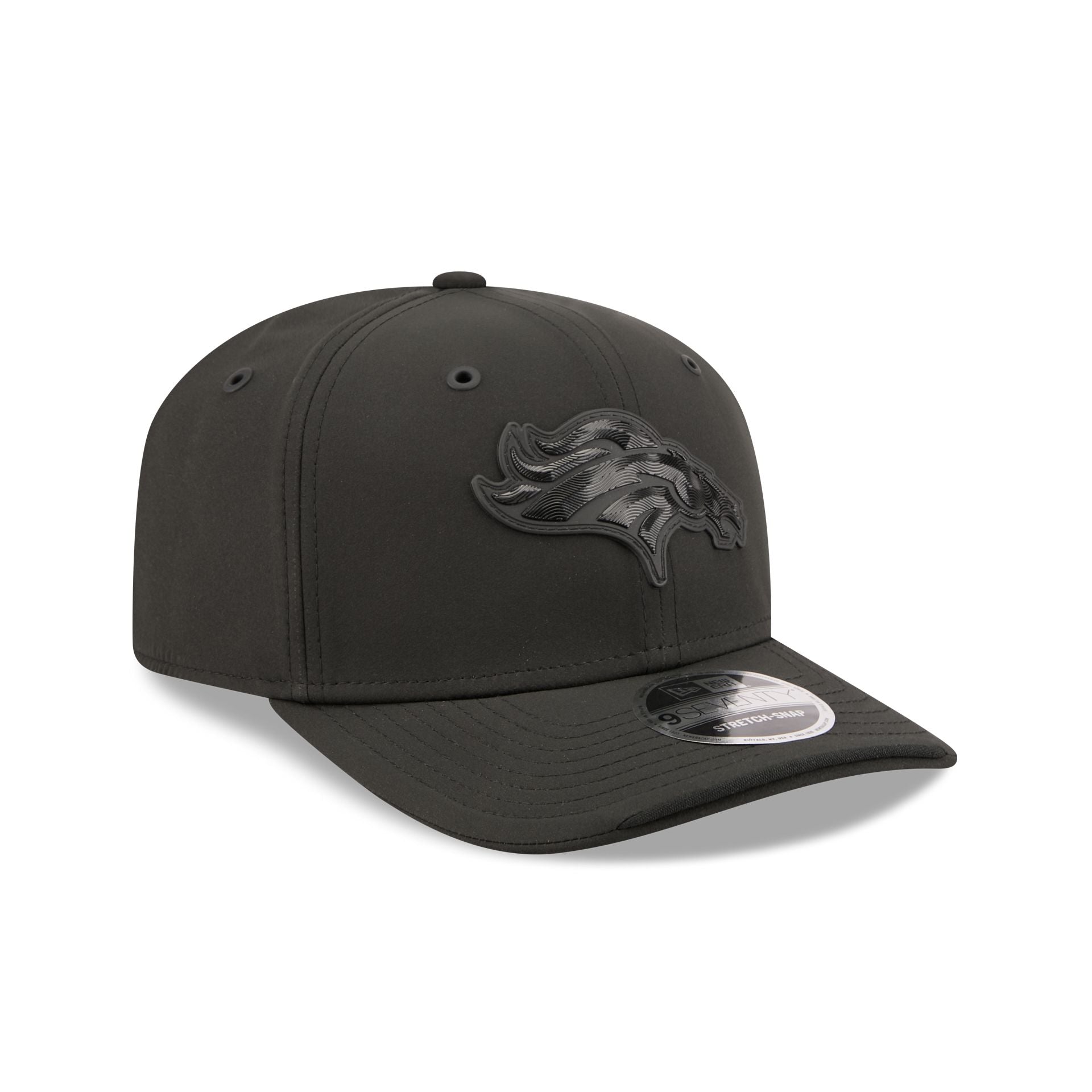 Denver Broncos 2026 Sideline Black 9SEVENTY Stretch-Snap Hat