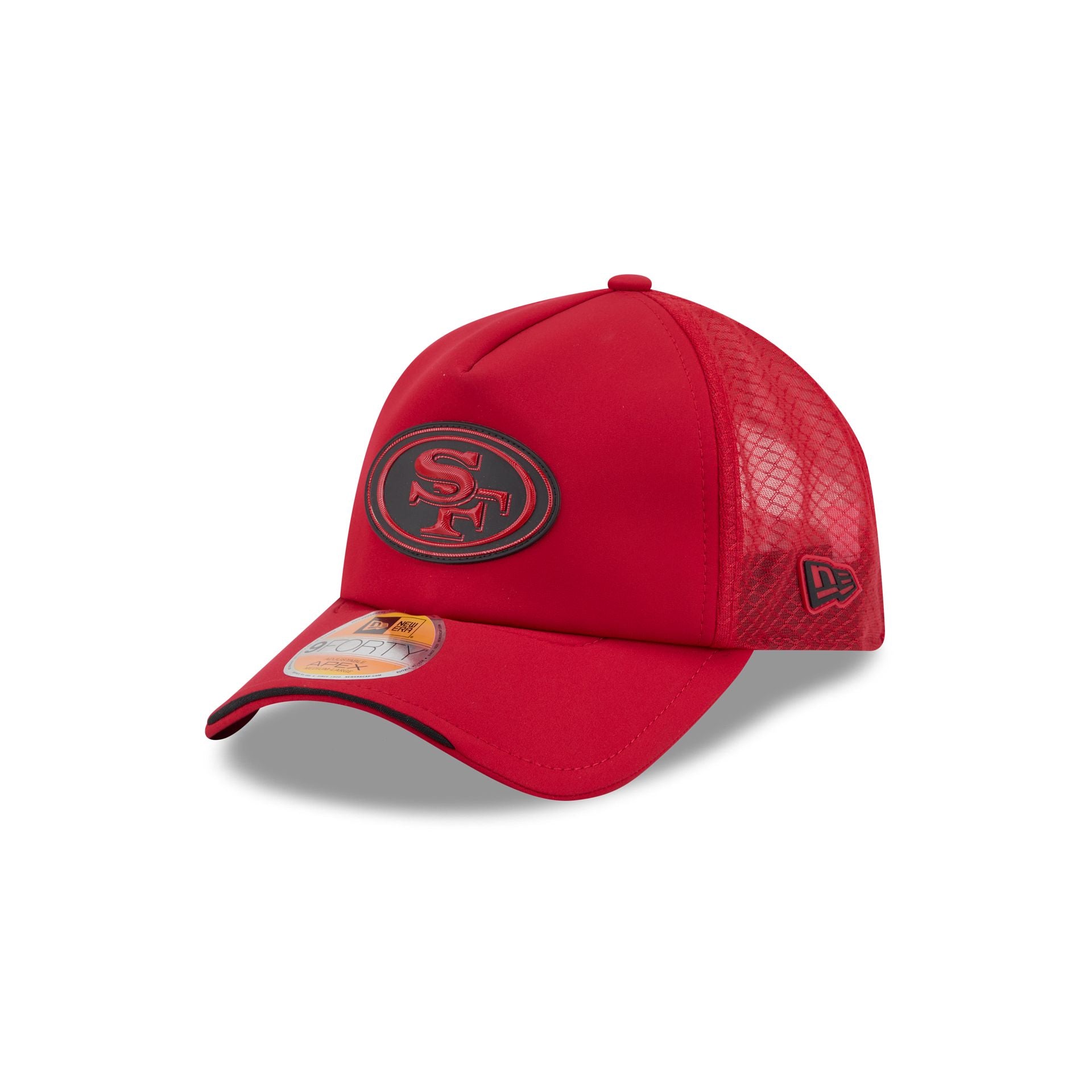 San Francisco 49ers 2026 Sideline 9FORTY APEX Trucker Hat