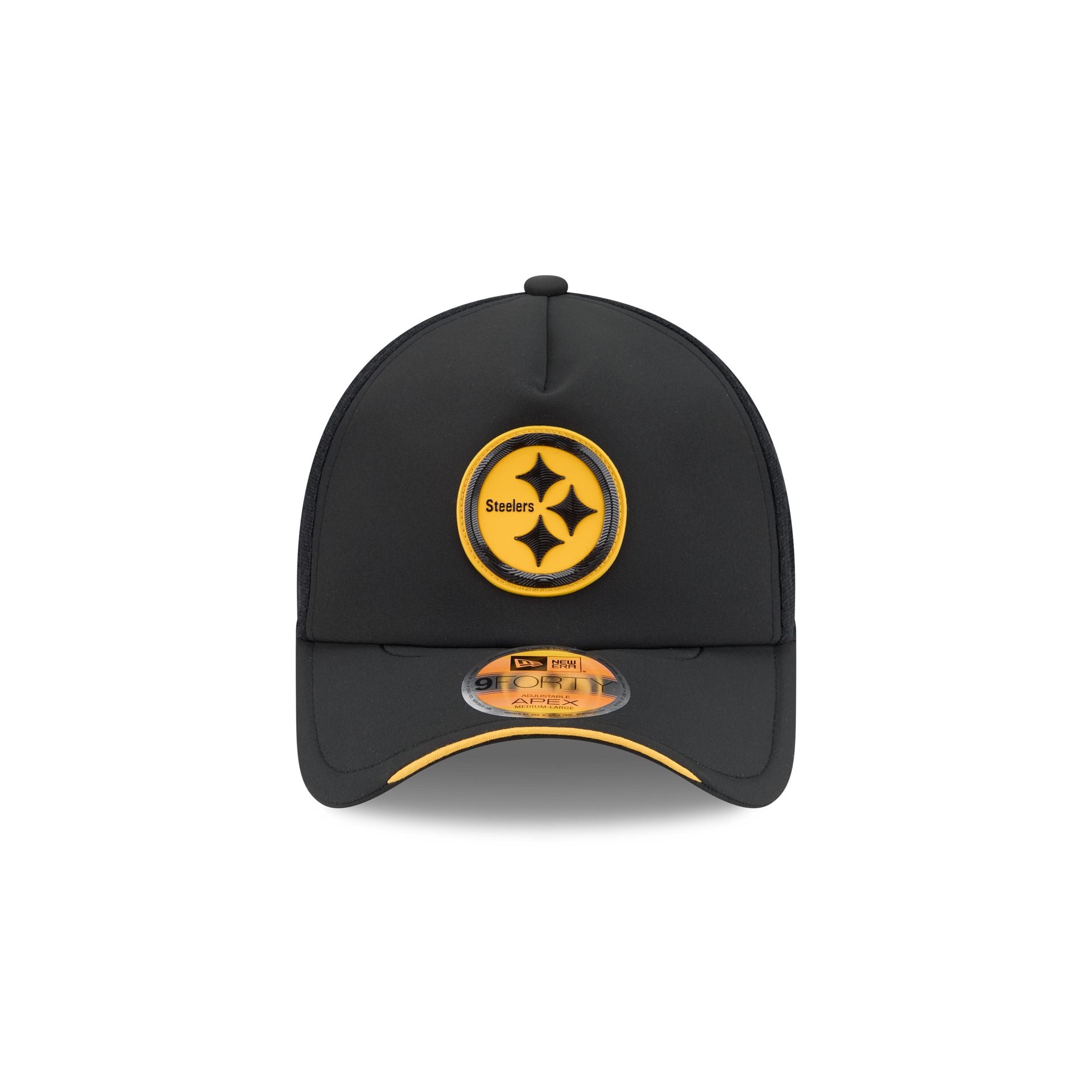 Pittsburgh Steelers 2026 Sideline 9FORTY APEX Trucker Hat