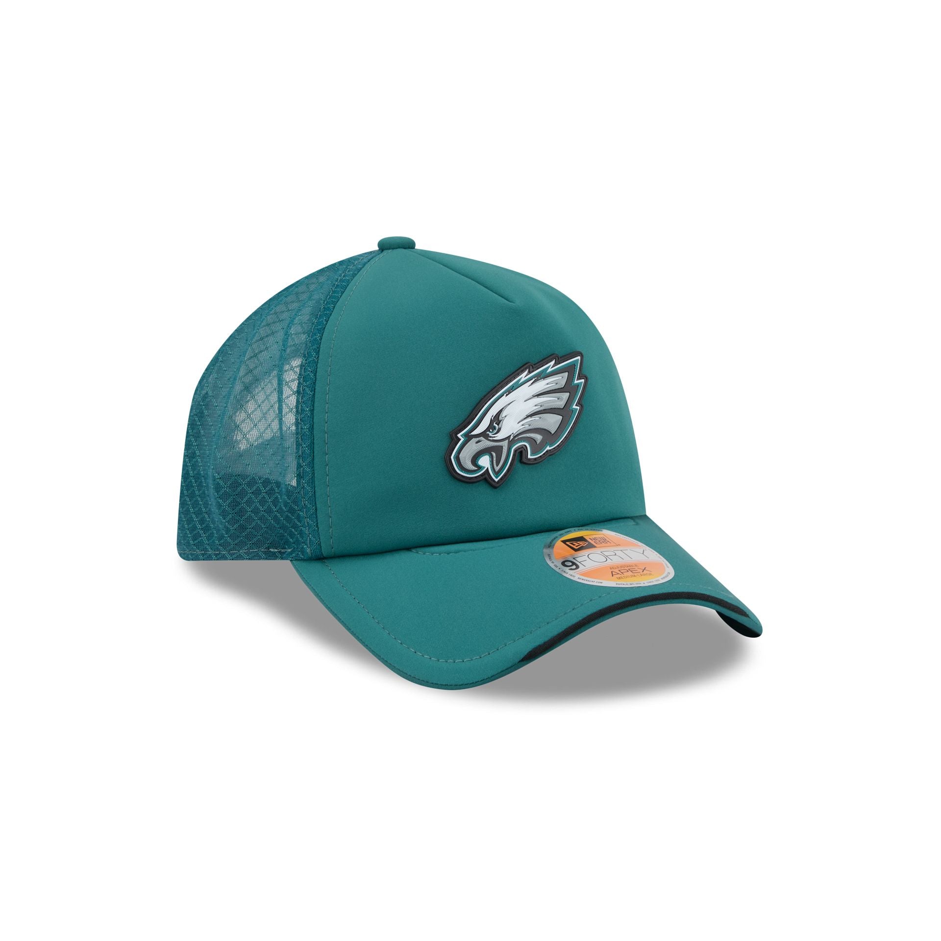 Philadelphia Eagles 2026 Sideline 9FORTY APEX Trucker Hat