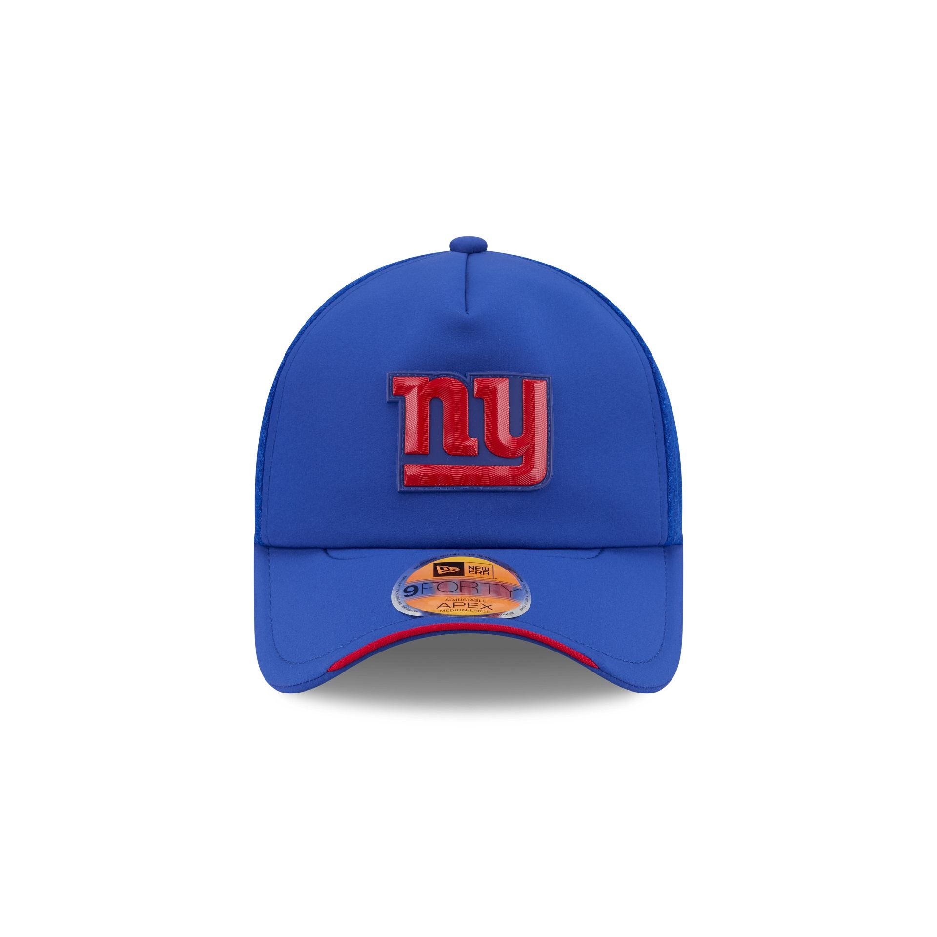 New York Giants 2026 Sideline 9FORTY APEX Trucker Hat