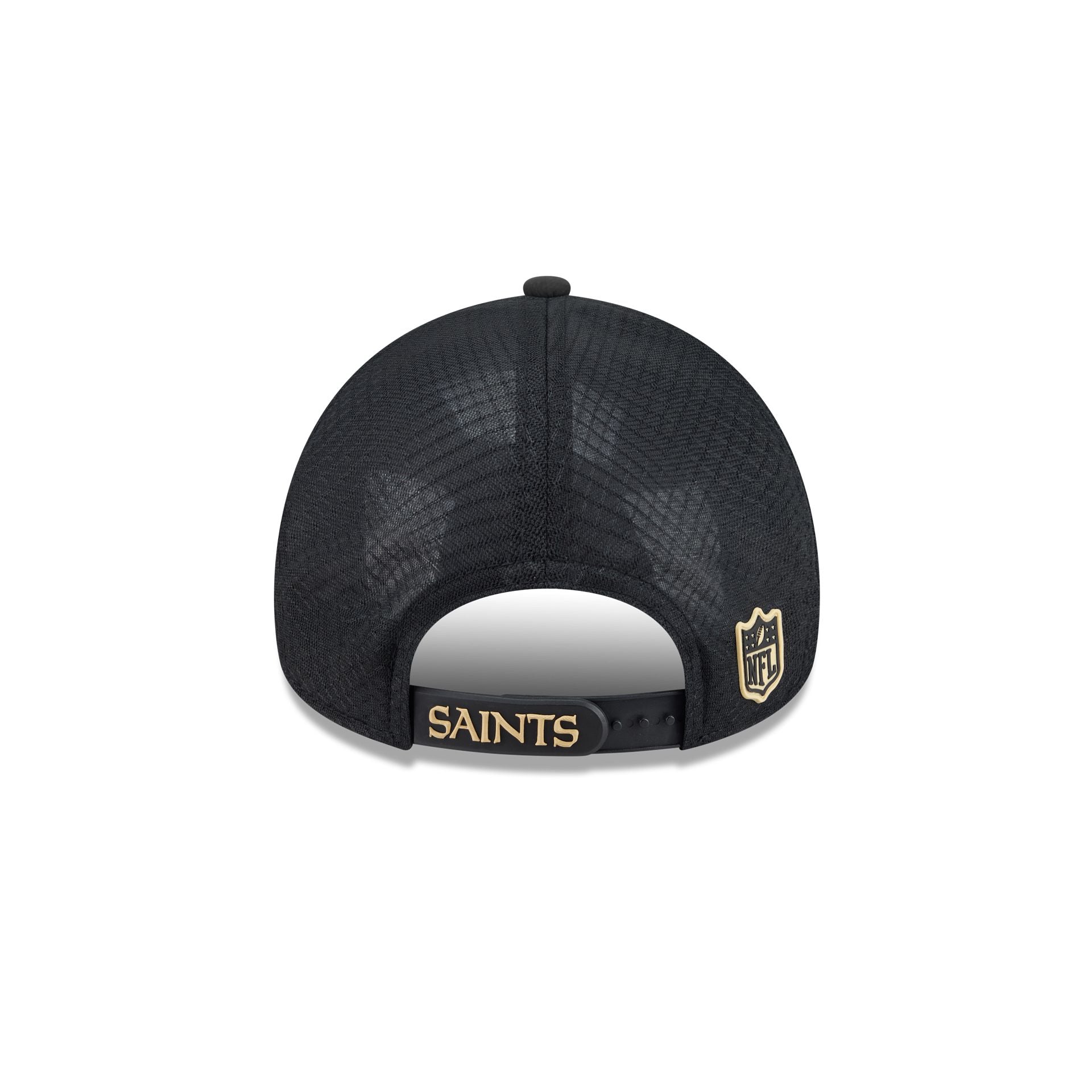 New Orleans Saints 2026 Sideline 9FORTY APEX Trucker Hat