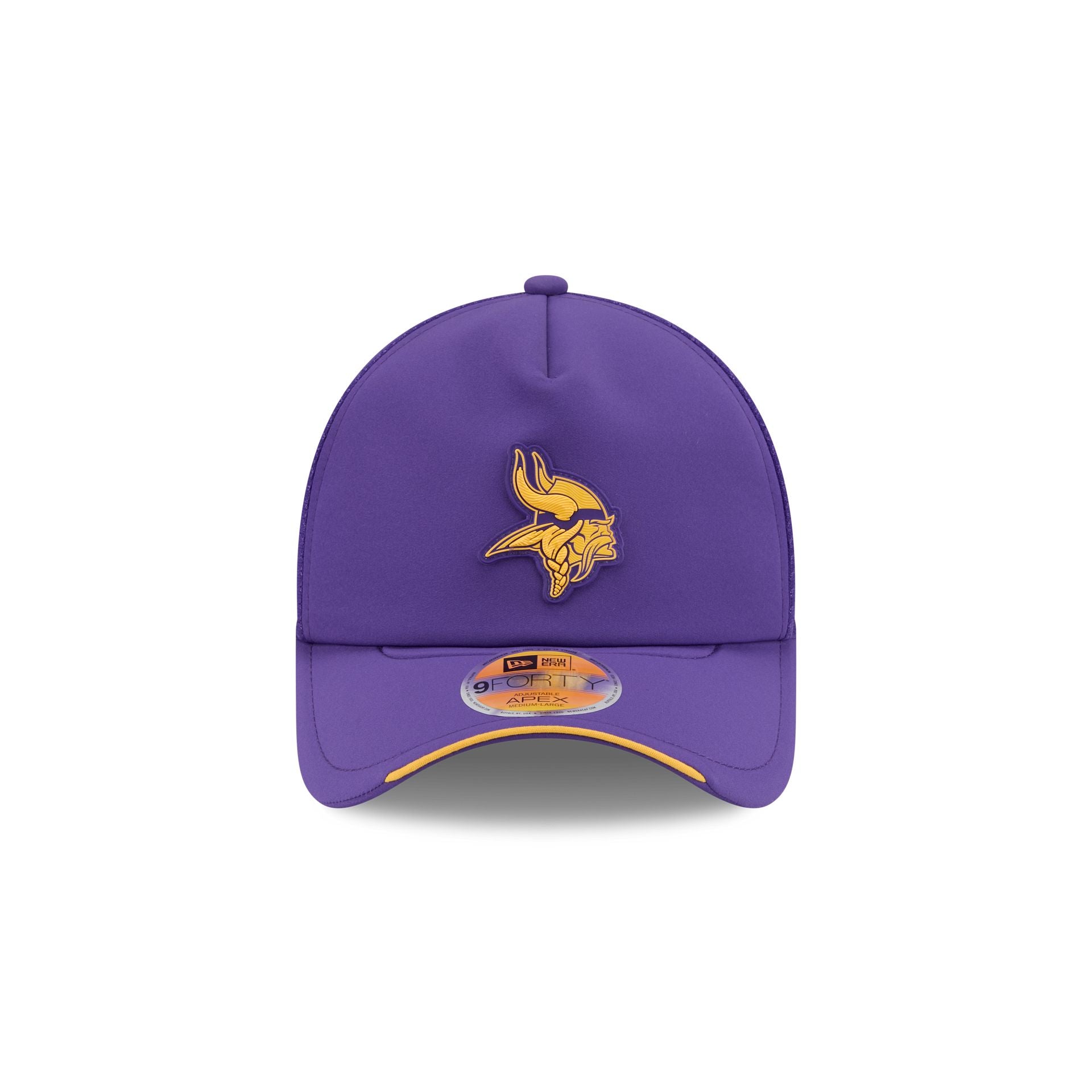 Minnesota Vikings 2026 Sideline 9FORTY APEX Trucker Hat