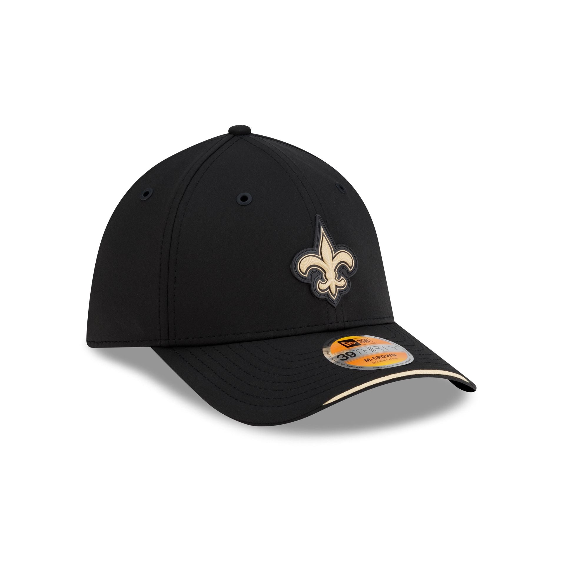 New Orleans Saints 2026 Sideline 39THIRTY M-Crown Stretch Fit Hat