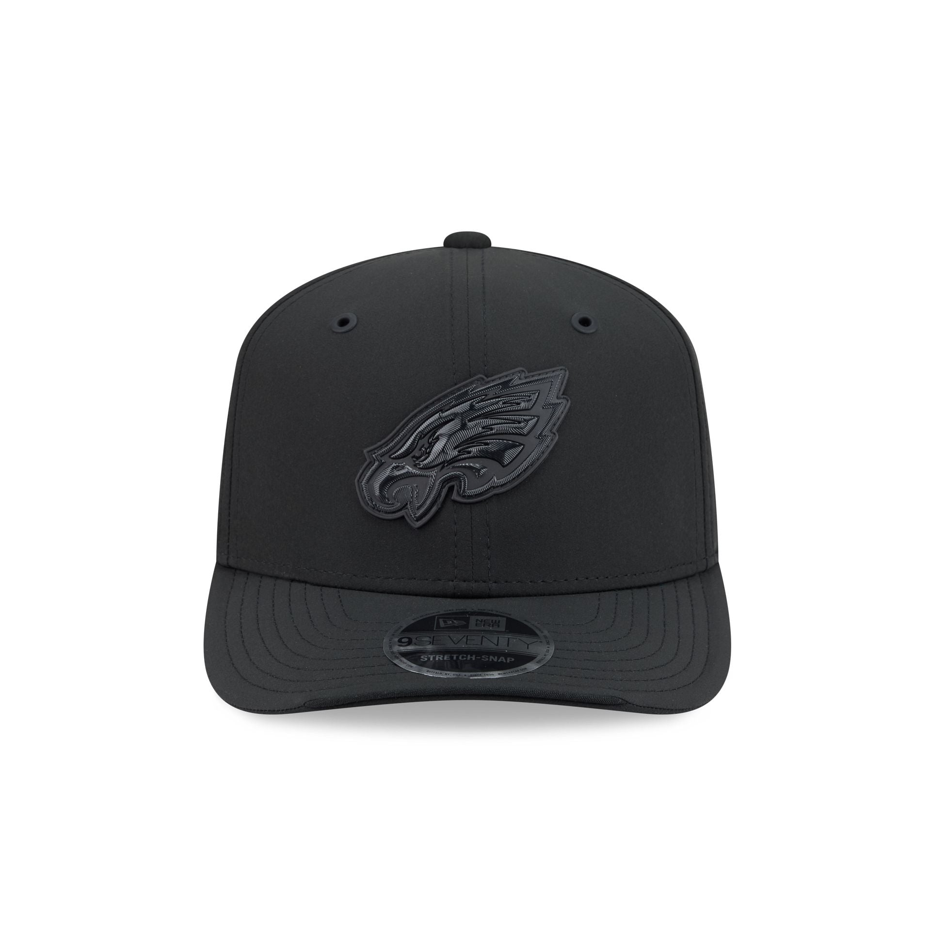 Philadelphia Eagles 2026 Sideline Black 9SEVENTY Stretch-Snap Hat
