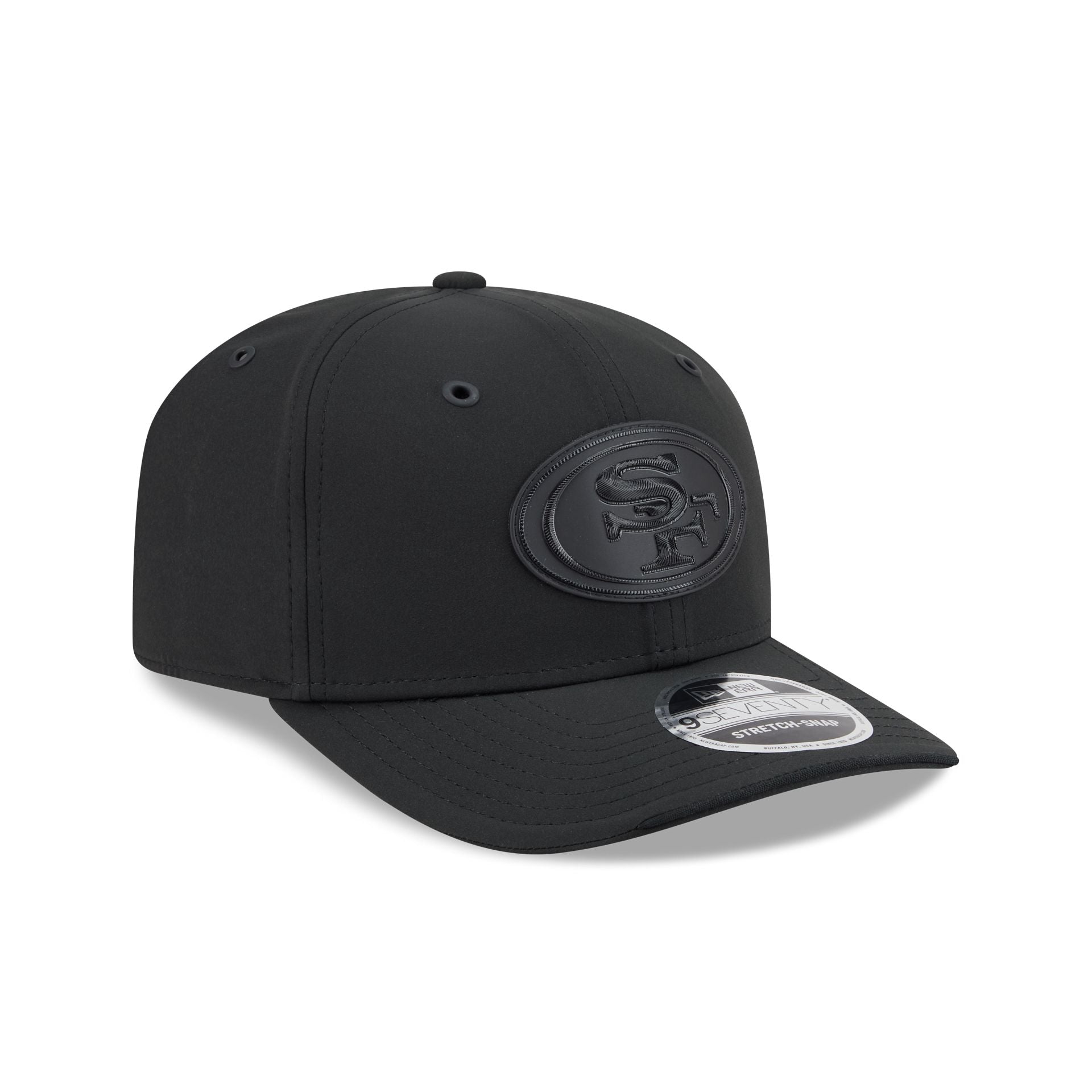 San Francisco 49ers 2026 Sideline Black 9SEVENTY Stretch-Snap Hat