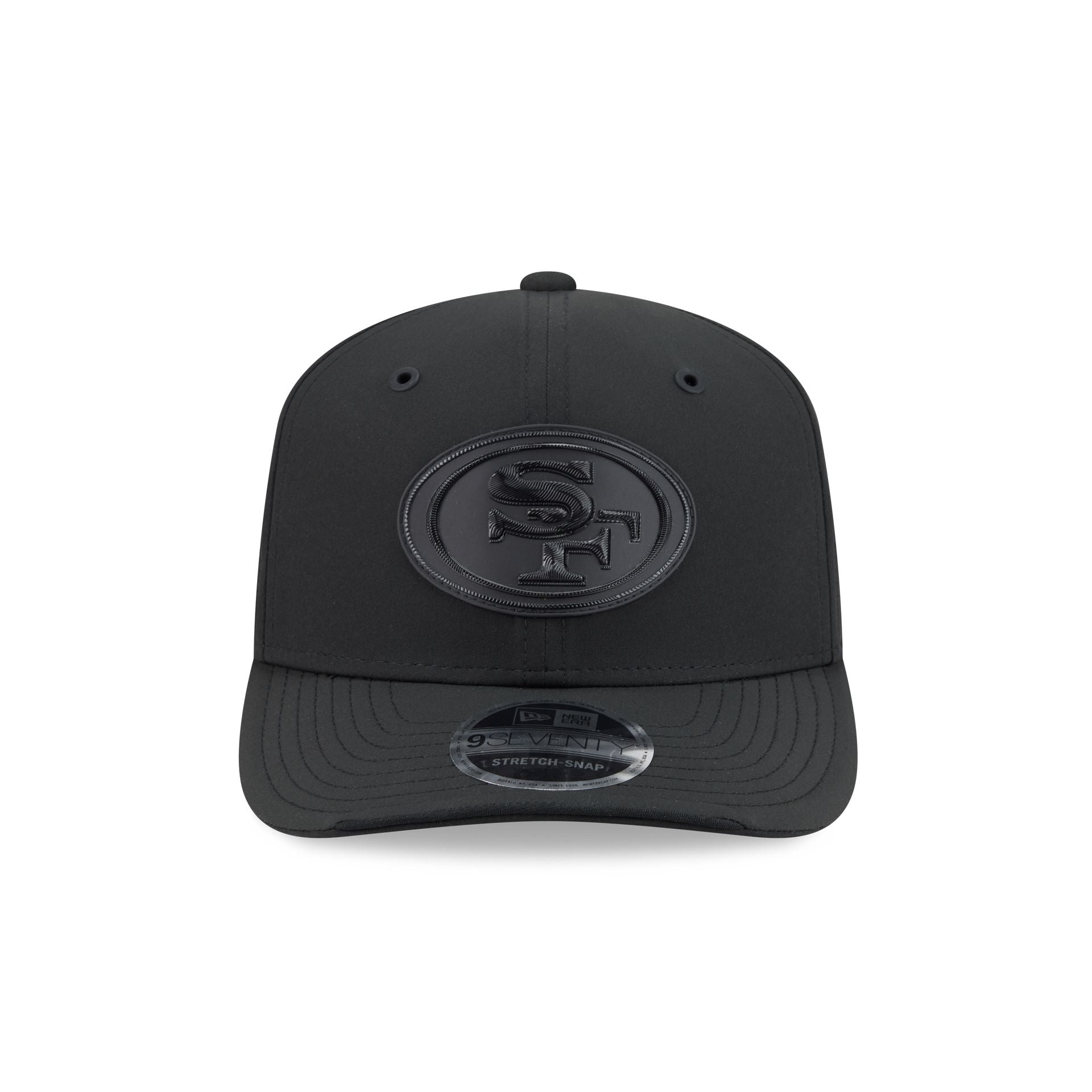 San Francisco 49ers 2026 Sideline Black 9SEVENTY Stretch-Snap Hat