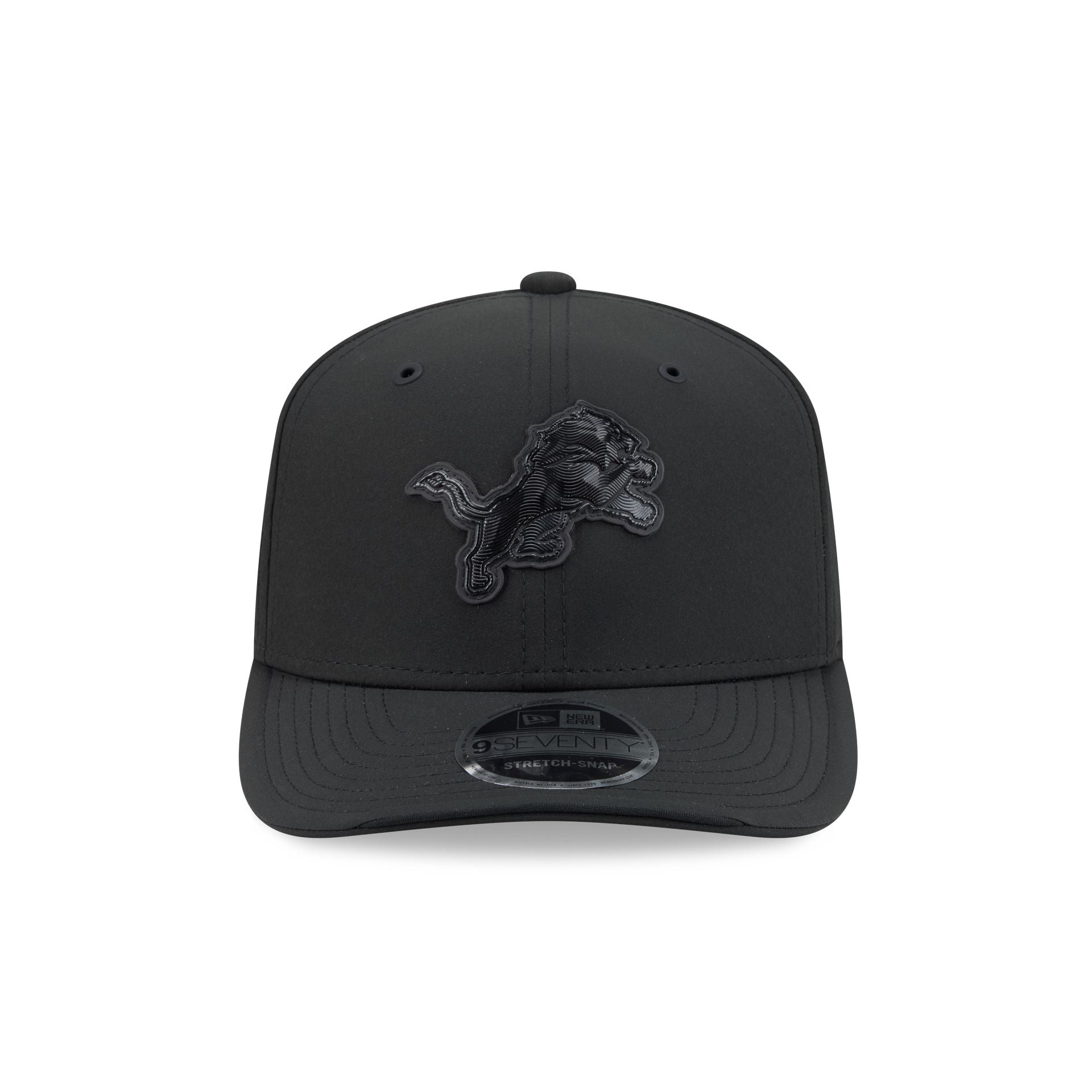 Detroit Lions 2026 Sideline Black 9SEVENTY Stretch-Snap Hat
