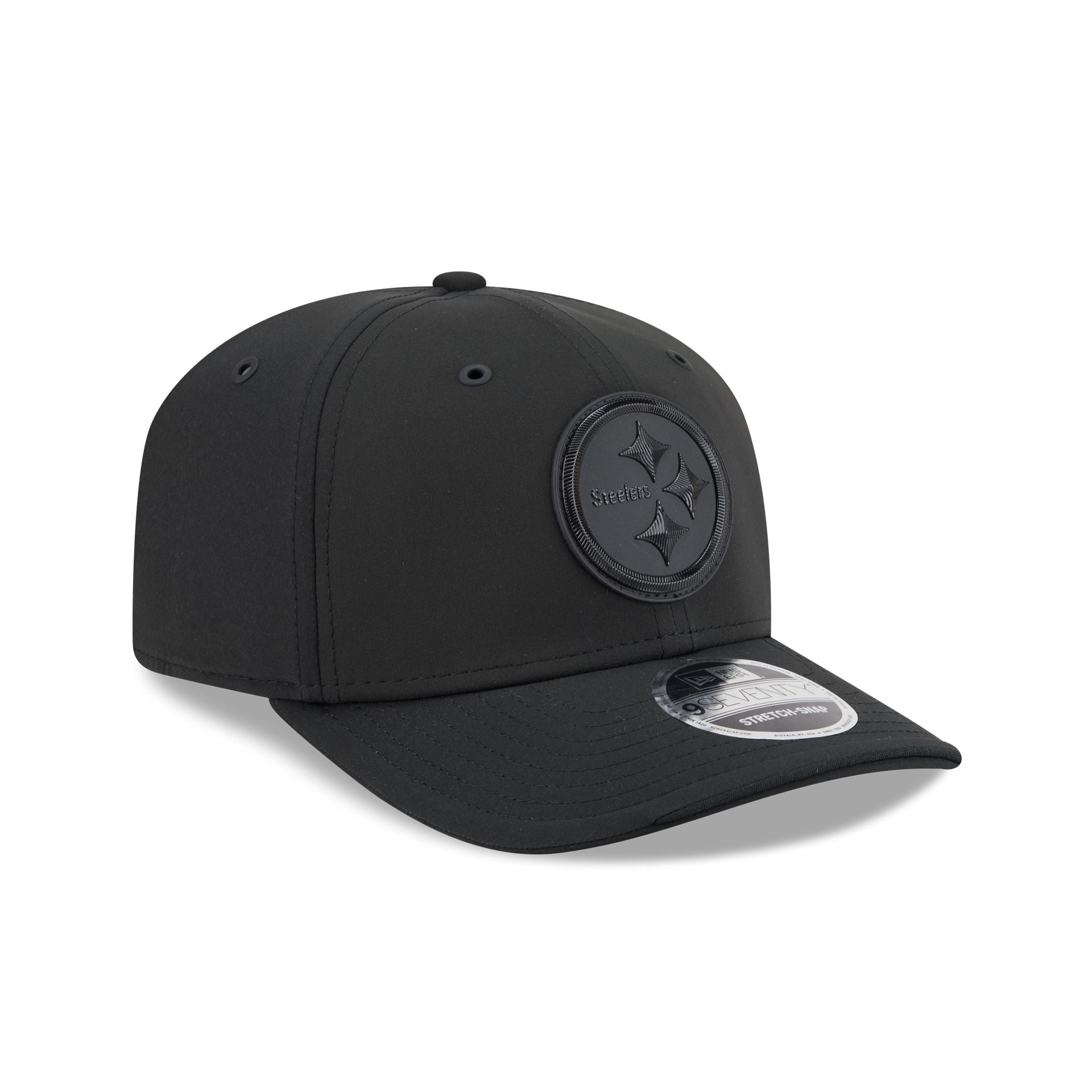 Pittsburgh Steelers 2026 Sideline Black 9SEVENTY Stretch-Snap Hat