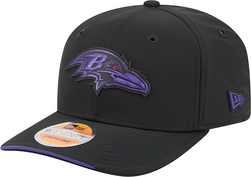 Baltimore Ravens 2026 Sideline 9SEVENTY Stretch-Snap Hat