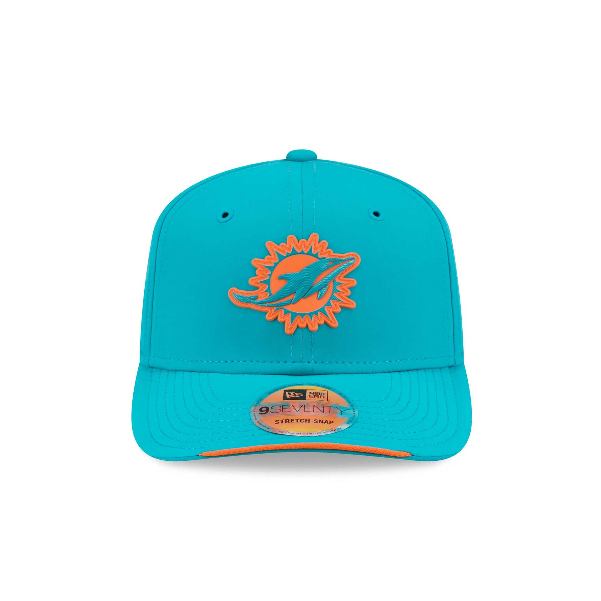 Miami Dolphins 2026 Sideline 9SEVENTY Stretch-Snap Hat