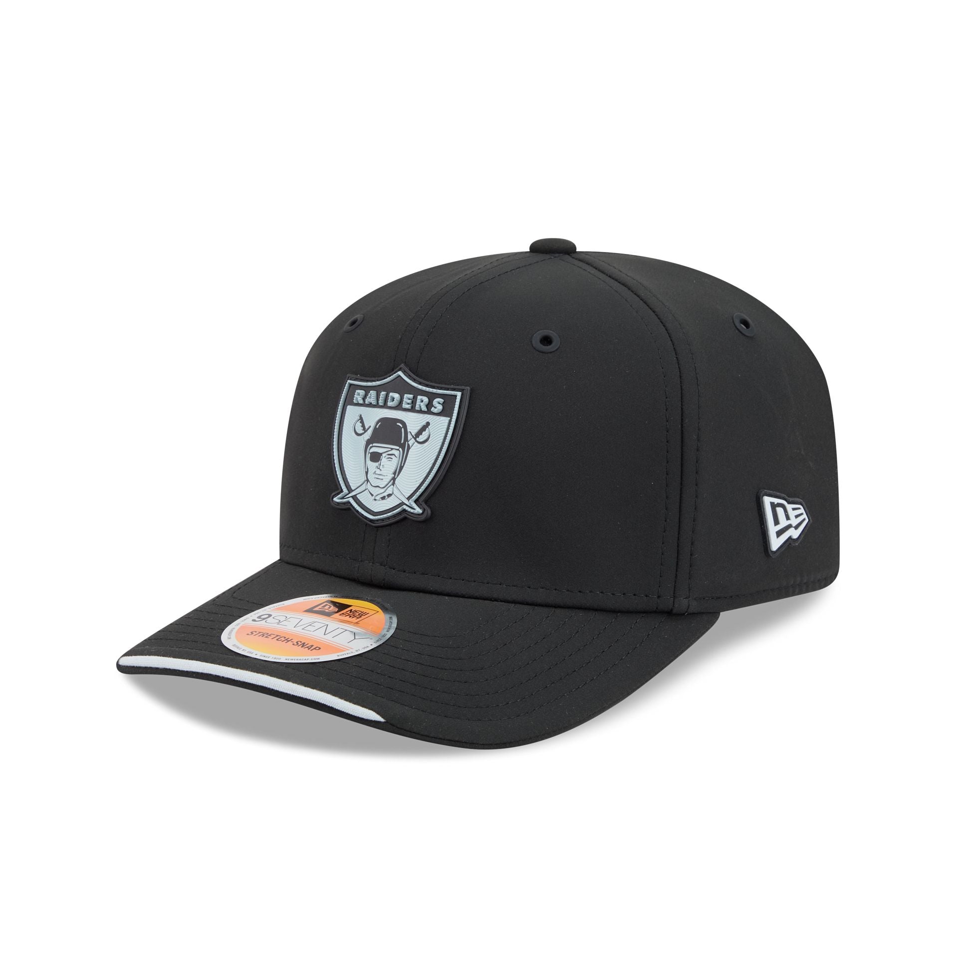 Las Vegas Raiders 2026 Sideline Historic 9SEVENTY Stretch-Snap Hat