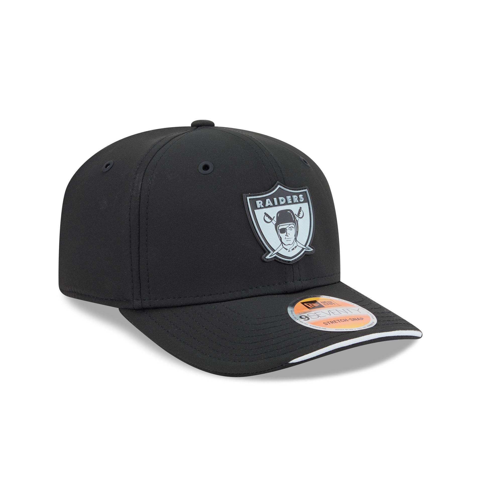 Las Vegas Raiders 2026 Sideline Historic 9SEVENTY Stretch-Snap Hat