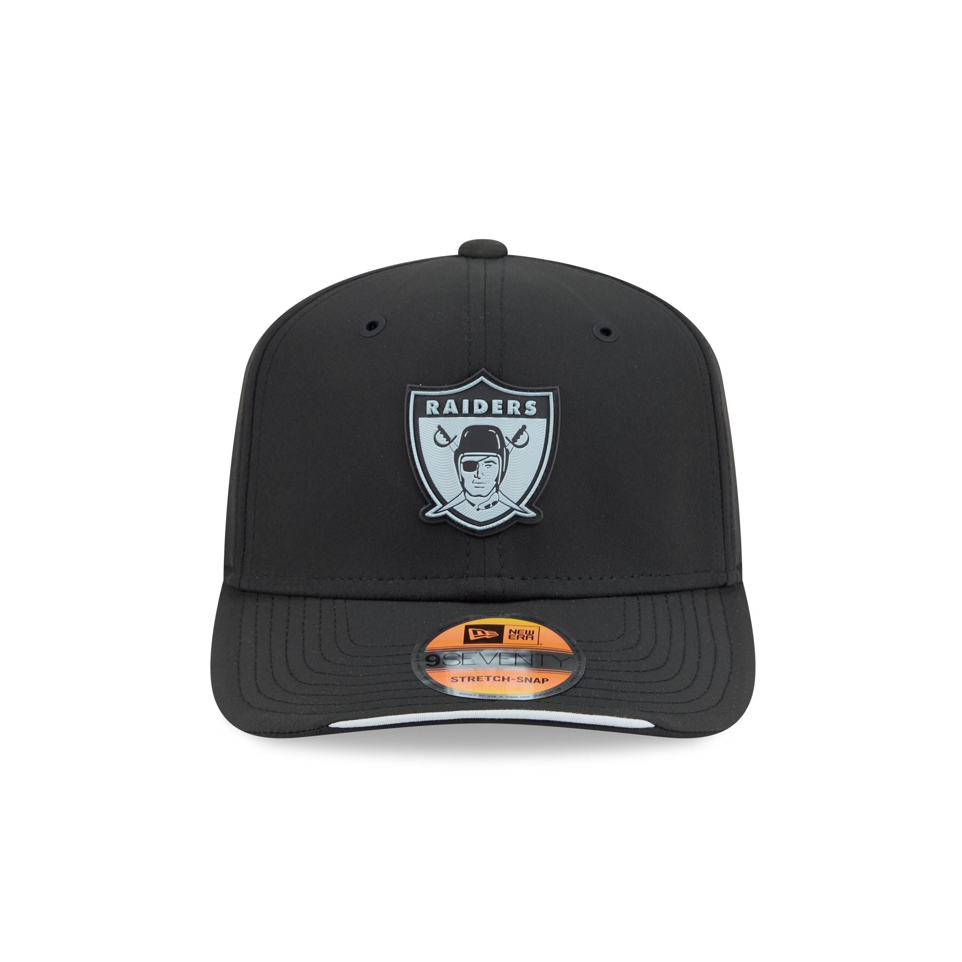Las Vegas Raiders 2026 Sideline Historic 9SEVENTY Stretch-Snap Hat