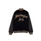 Athletics Gothic Lettering Black Wool Varsity Jacket