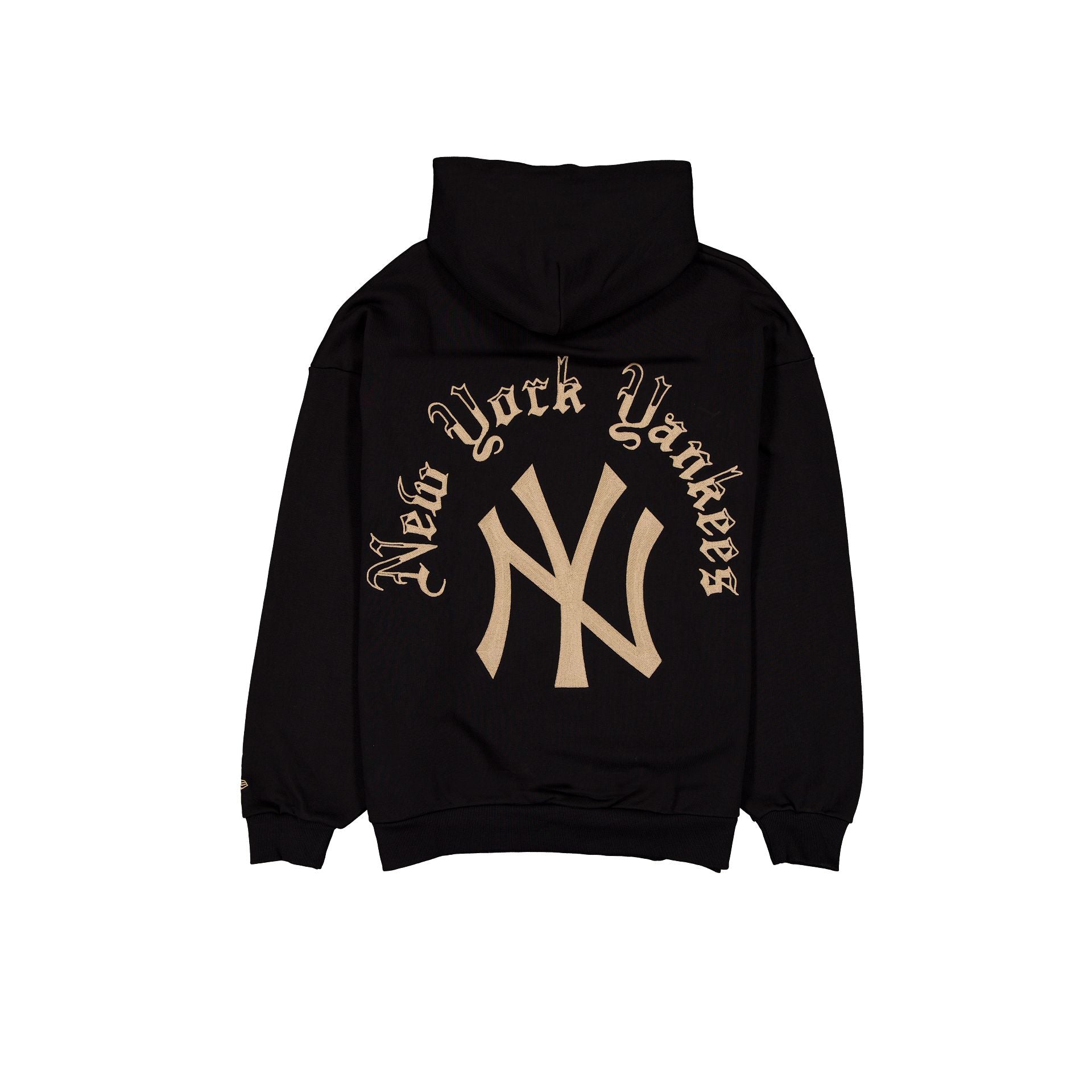New York Yankees Gothic Lettering Black Hoodie